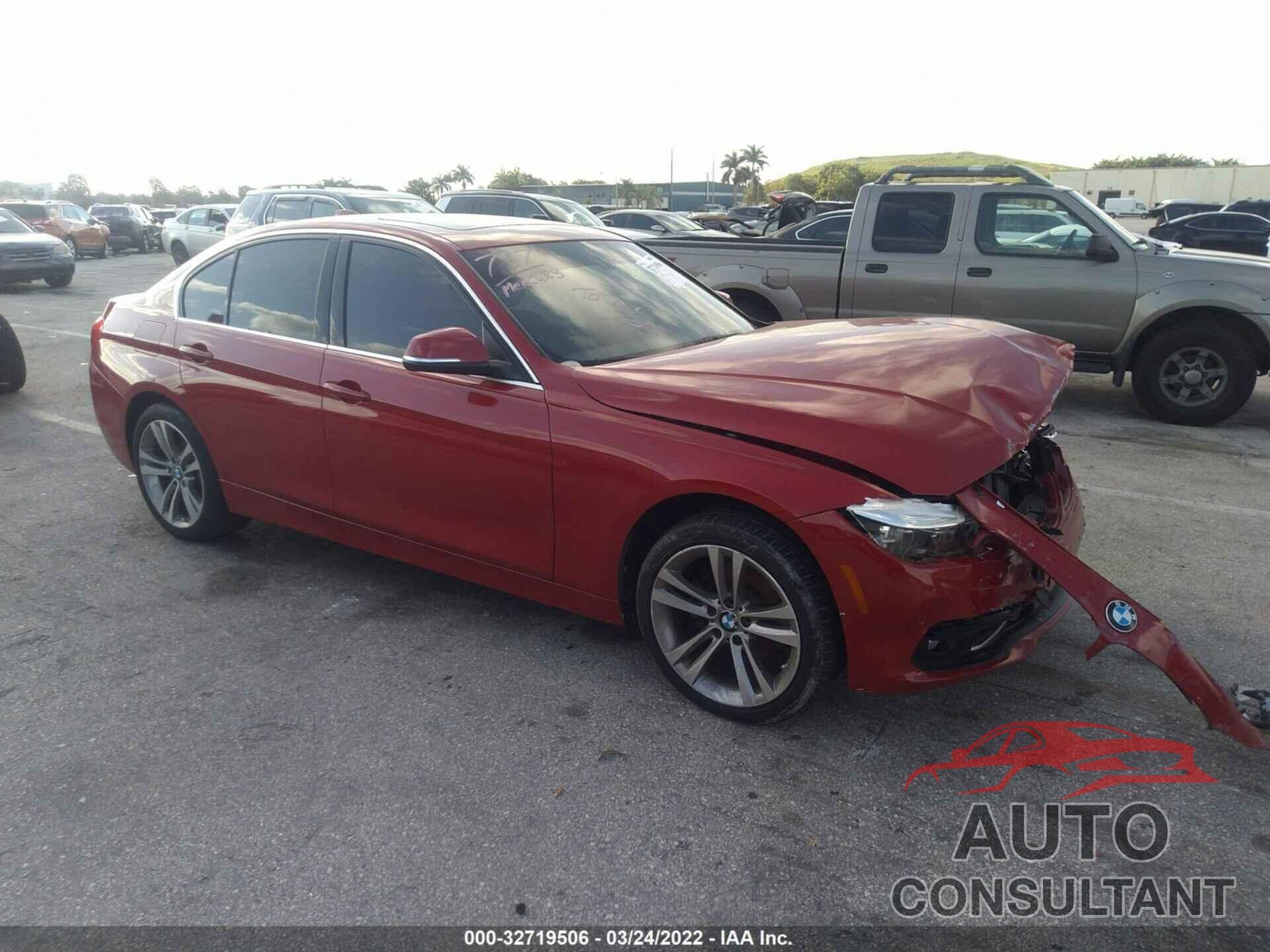 BMW 3 SERIES 2017 - WBA8B9C39HK885786