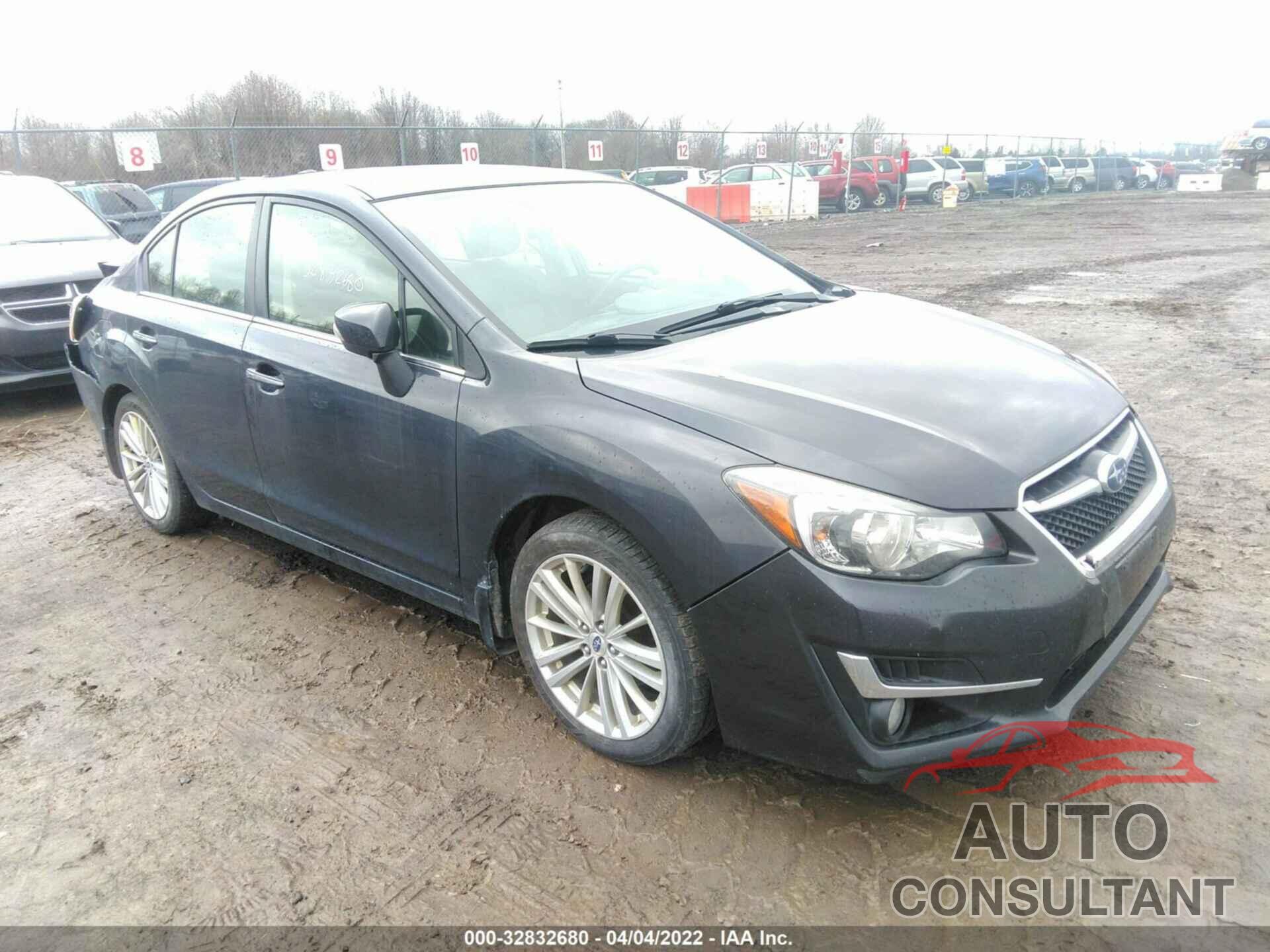 SUBARU IMPREZA SEDAN 2016 - JF1GJAK62GH008881