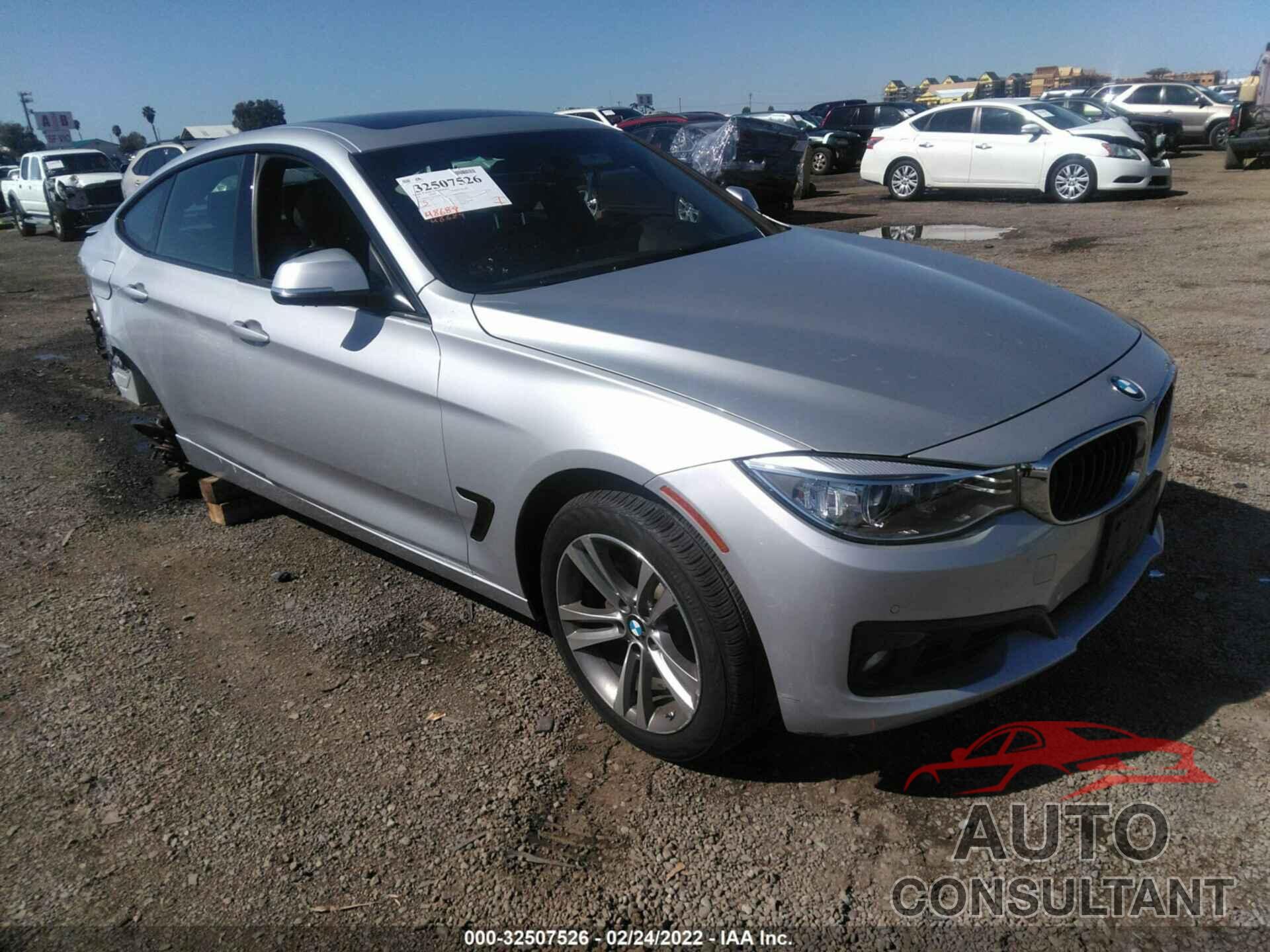BMW 3 SERIES GRAN TURISMO 2016 - WBA8Z5C5XGG501828