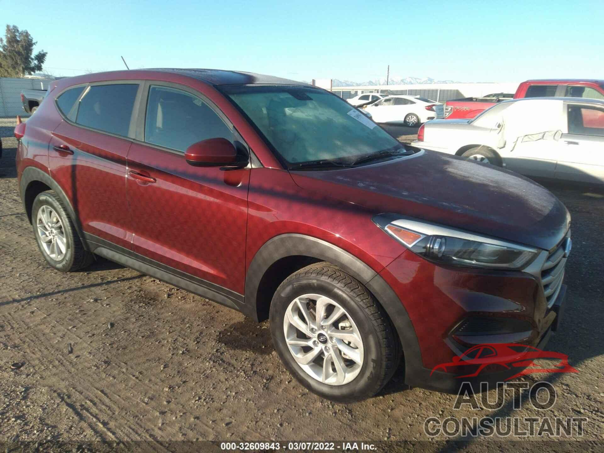 HYUNDAI TUCSON 2018 - KM8J23A40JU627952