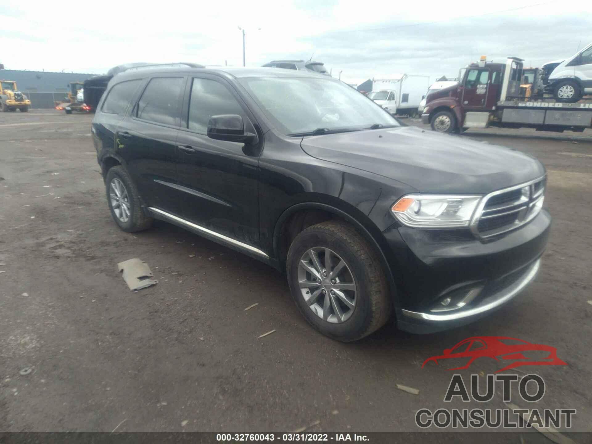 DODGE DURANGO 2018 - 1C4RDJAG3JC372252