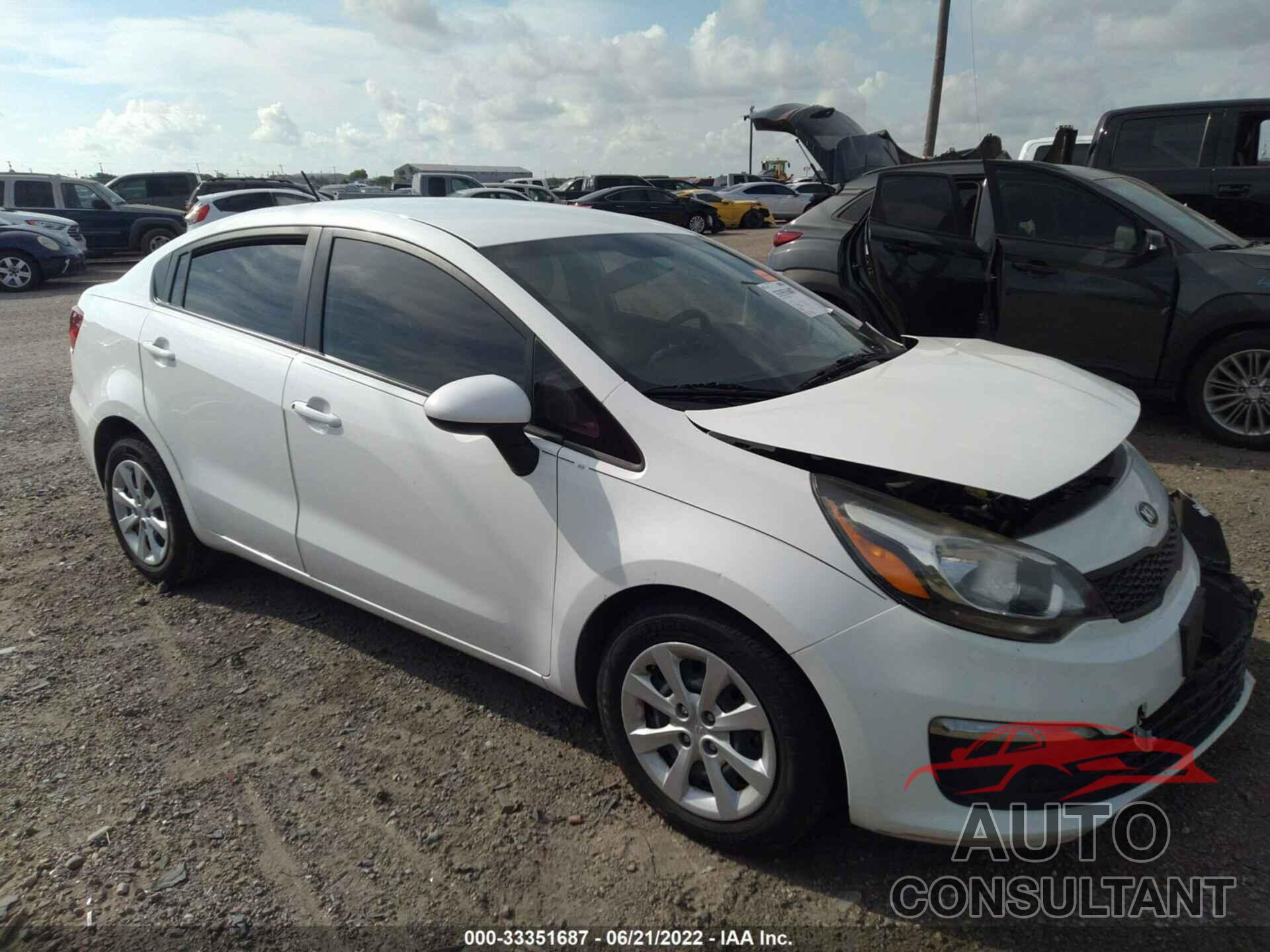 KIA RIO 2017 - KNADM4A32H6050412