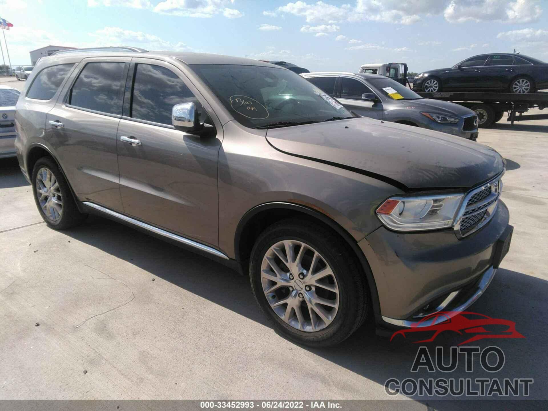 DODGE DURANGO 2016 - 1C4RDHAG6GC459693