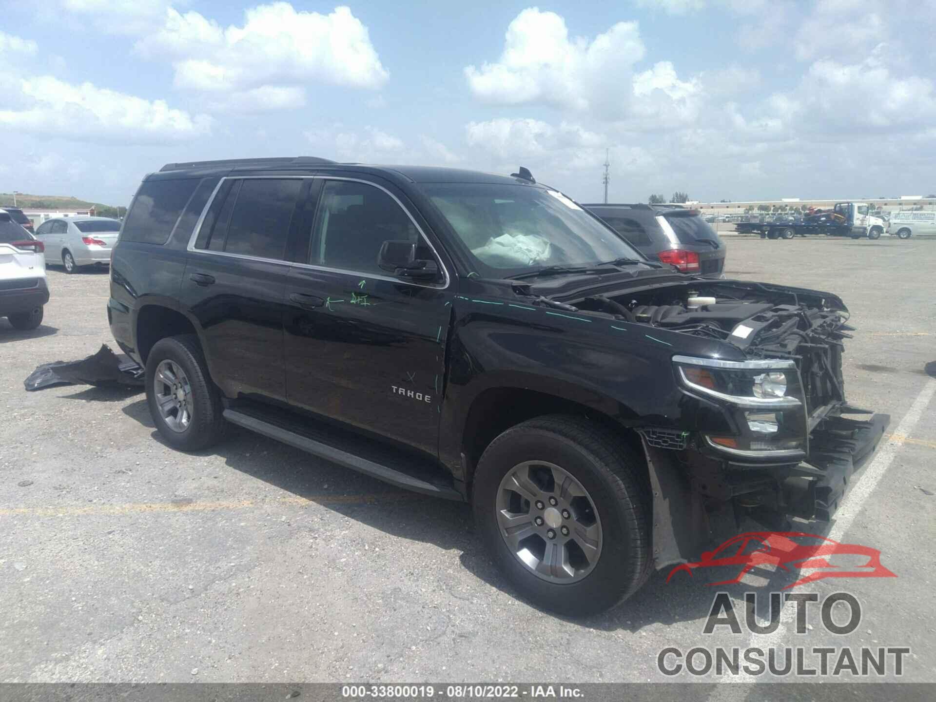 CHEVROLET TAHOE 2019 - 1GNSCAKC2KR245496