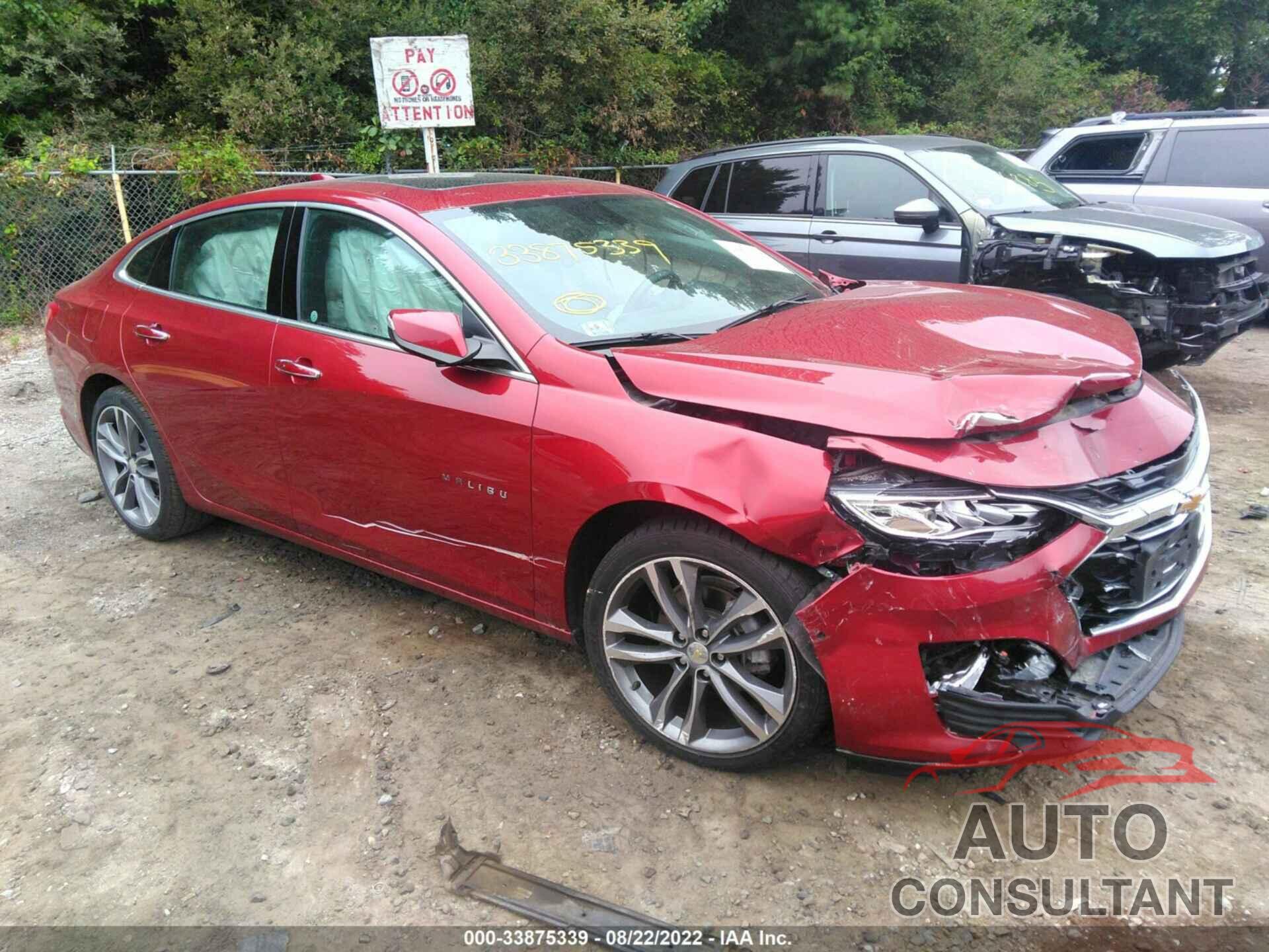 CHEVROLET MALIBU 2020 - 1G1ZE5SX2LF049081