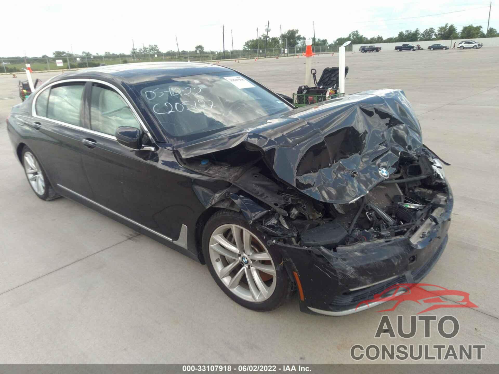 BMW 7 SERIES 2016 - WBA7F2C55GG420092