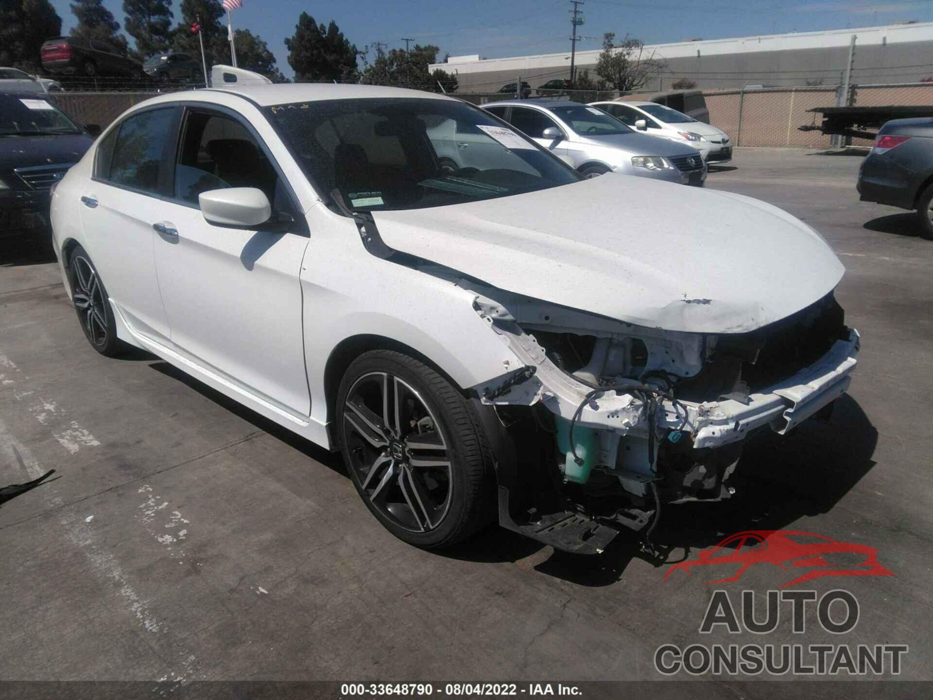 HONDA ACCORD SEDAN 2016 - 1HGCR2F54GA019576