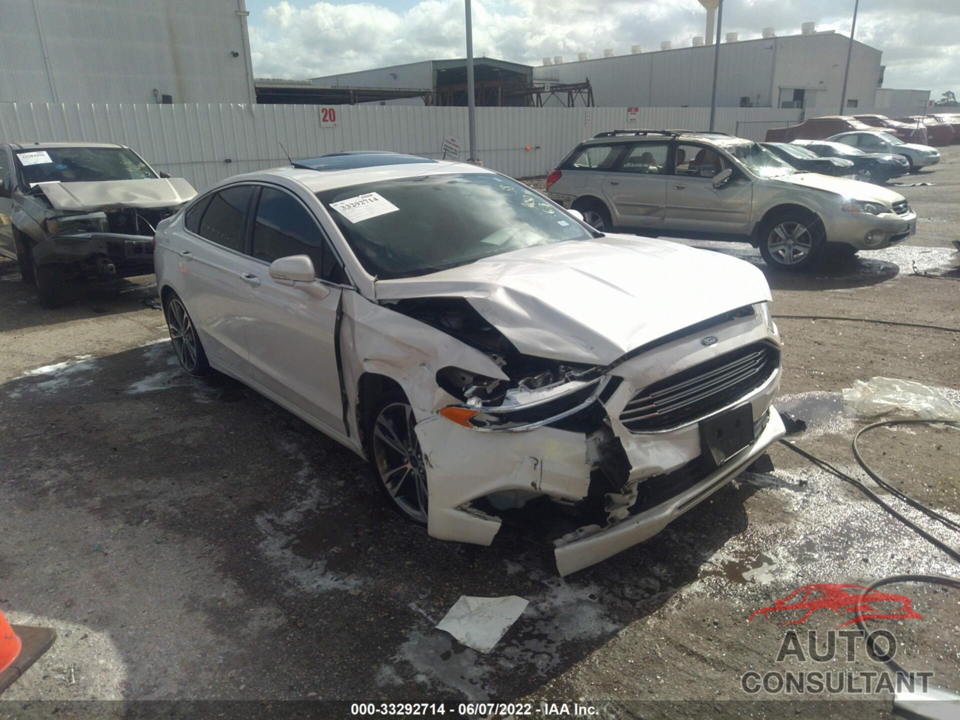 FORD FUSION 2017 - 3FA6P0K99HR156976