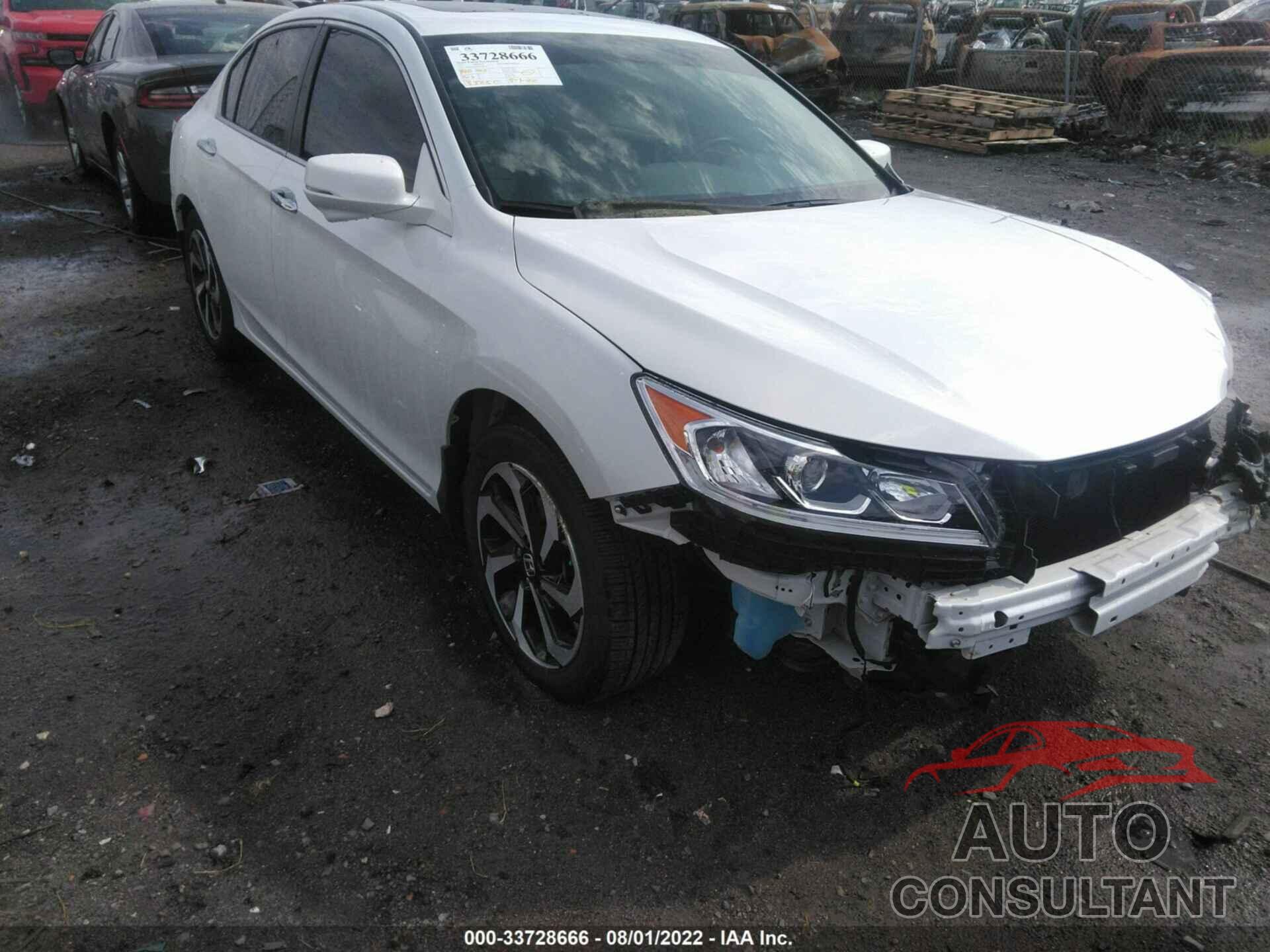 HONDA ACCORD SEDAN 2017 - 1HGCR2F8XHA105356