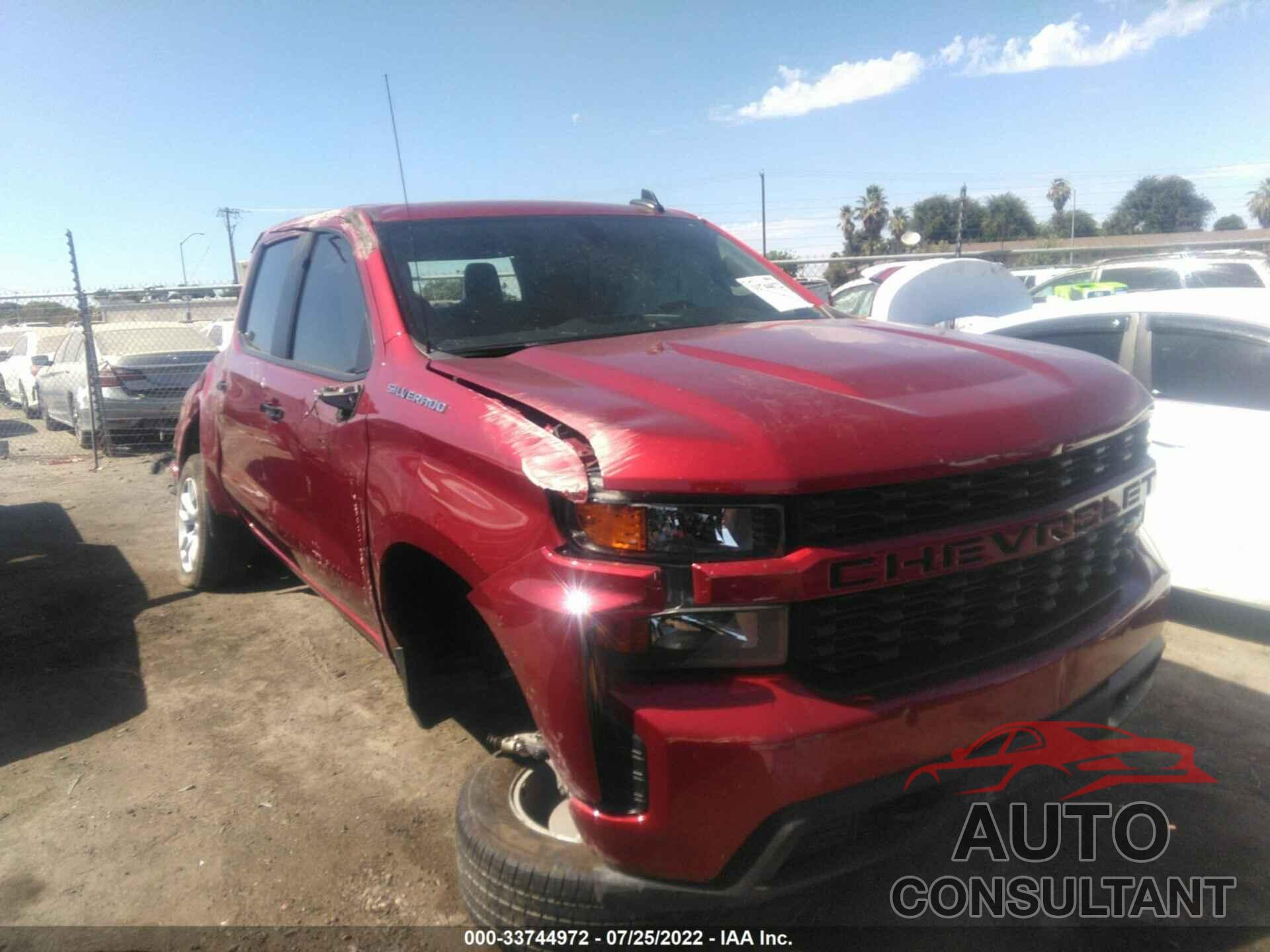 CHEVROLET SILVERADO 1500 2021 - 3GCPWBEK8MG278455