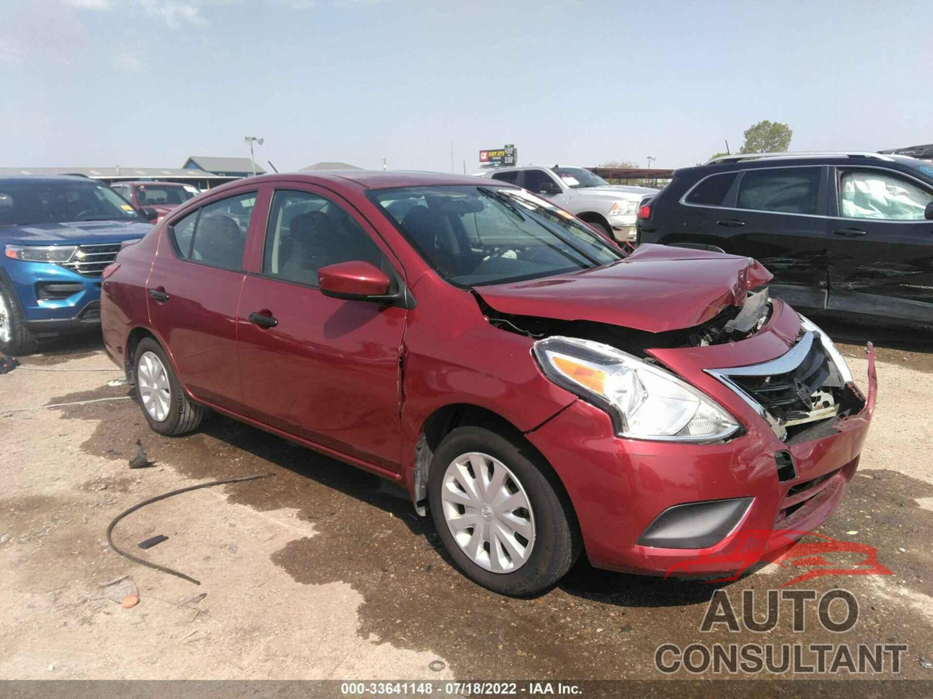 NISSAN VERSA 2016 - 3N1CN7AP9GL911530