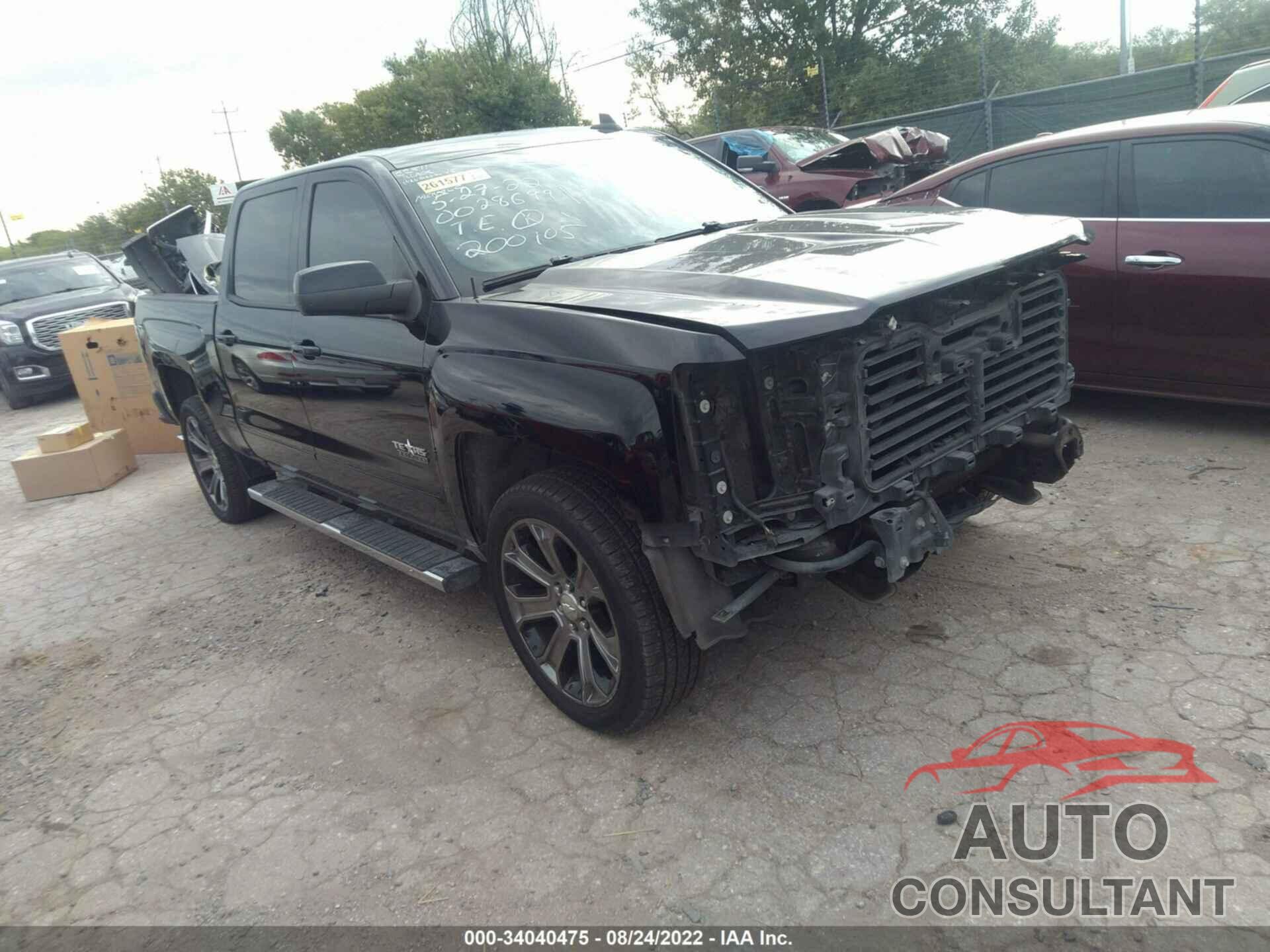 CHEVROLET SILVERADO 1500 2017 - 3GCPCREC9HG200105