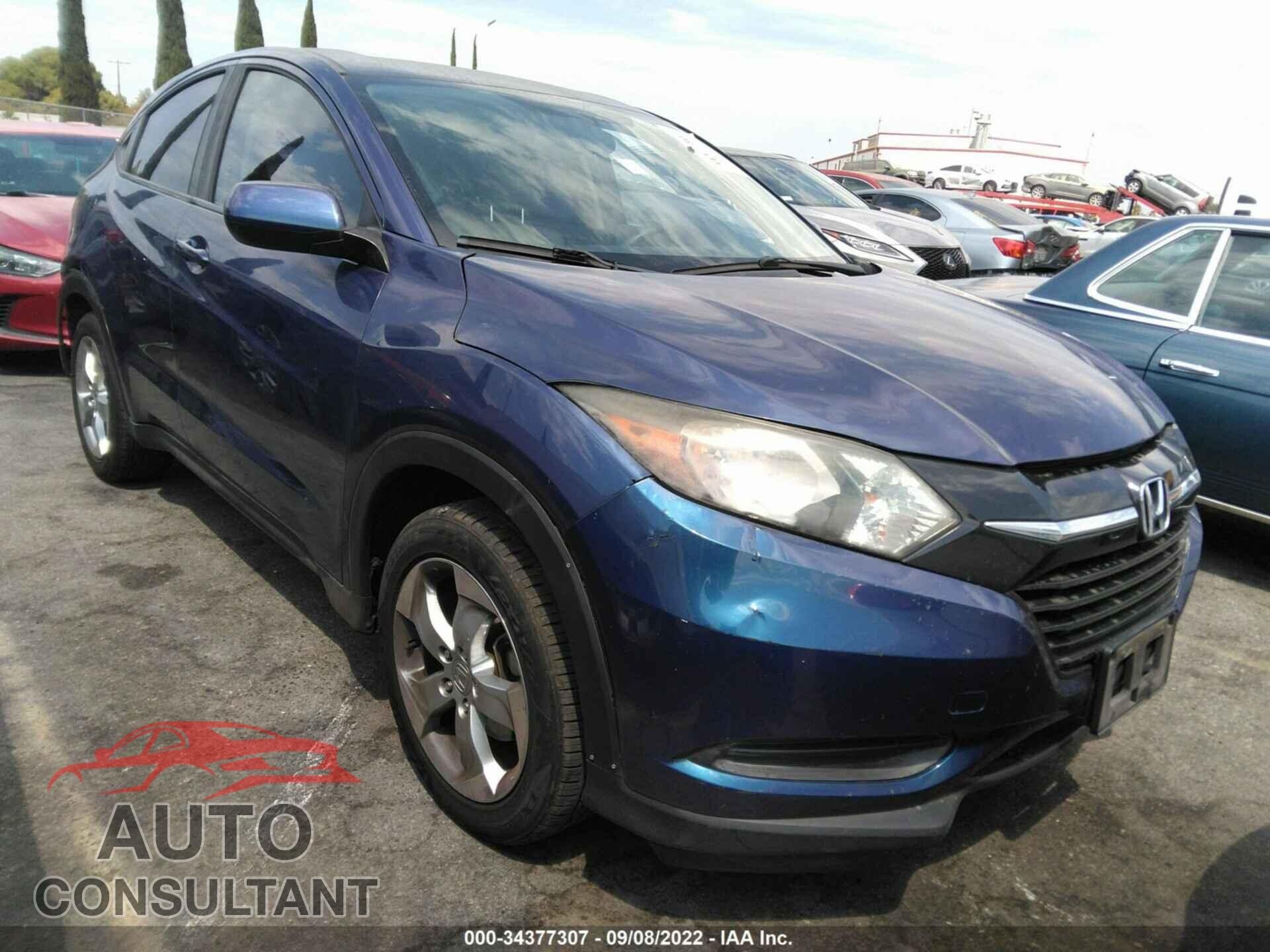 HONDA HR-V 2016 - 3CZRU5H31GM711375