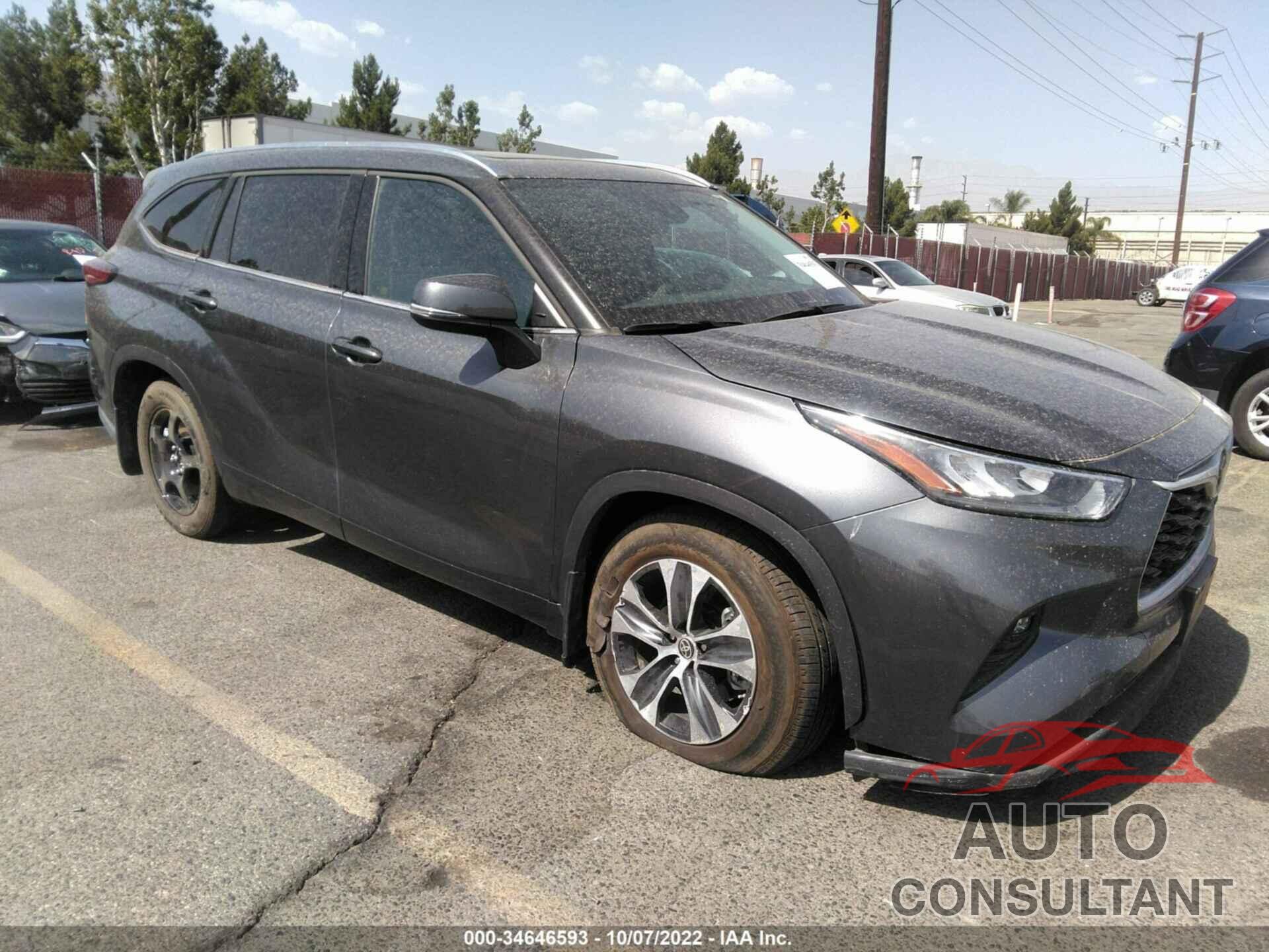 TOYOTA HIGHLANDER 2020 - 5TDGZRBH7LS003507