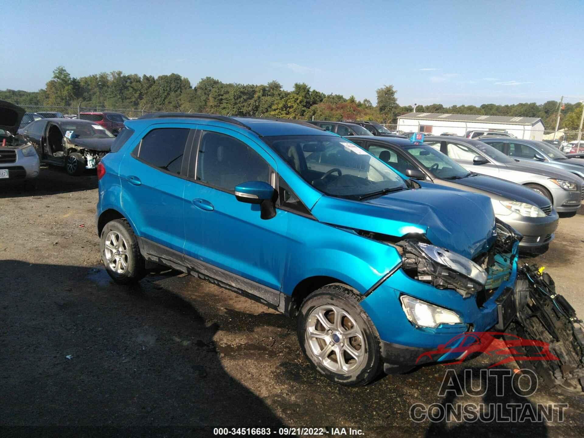 FORD ECOSPORT 2018 - MAJ6P1UL3JC173940