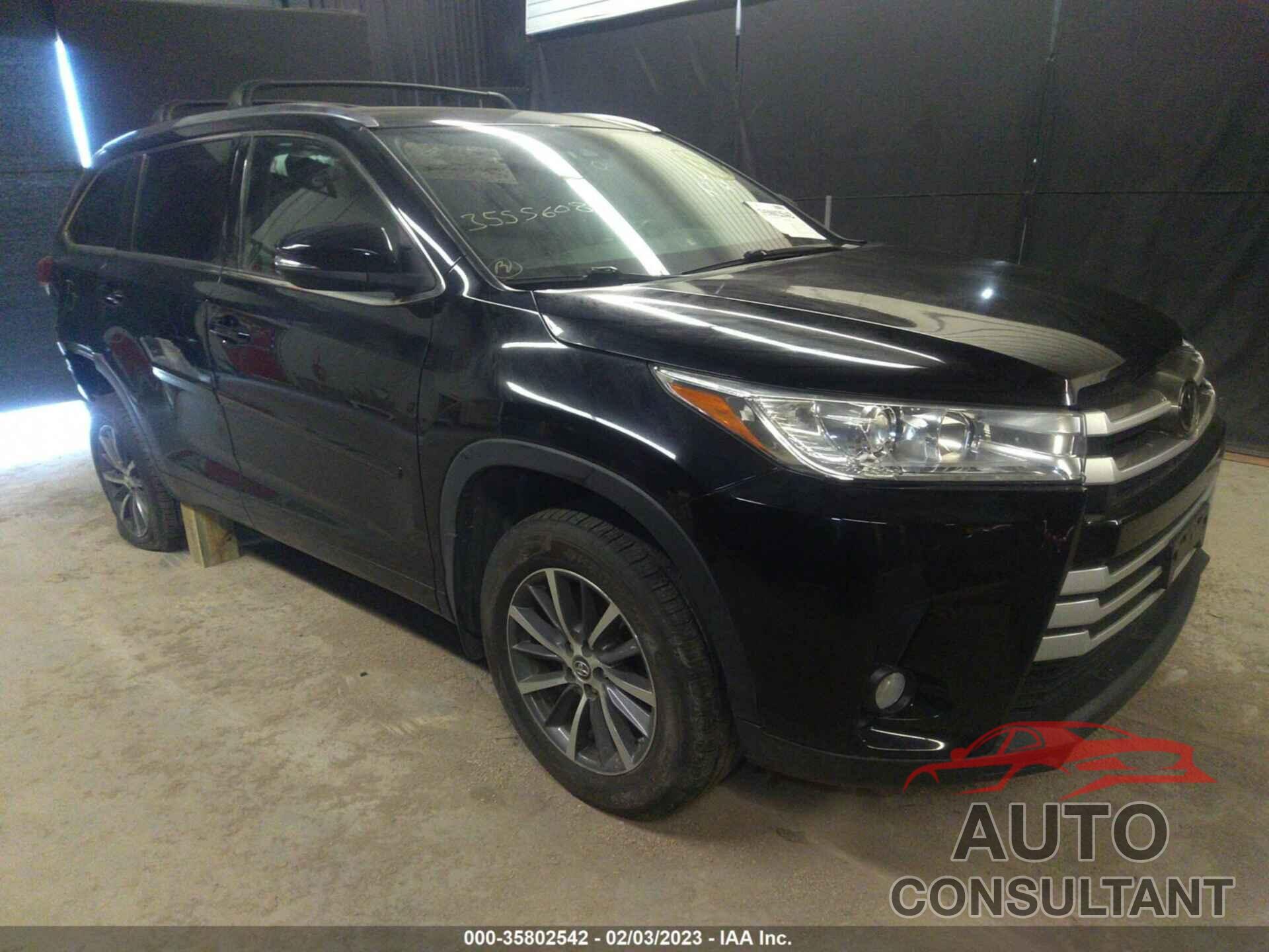 TOYOTA HIGHLANDER 2018 - 5TDJZRFHXJS540062