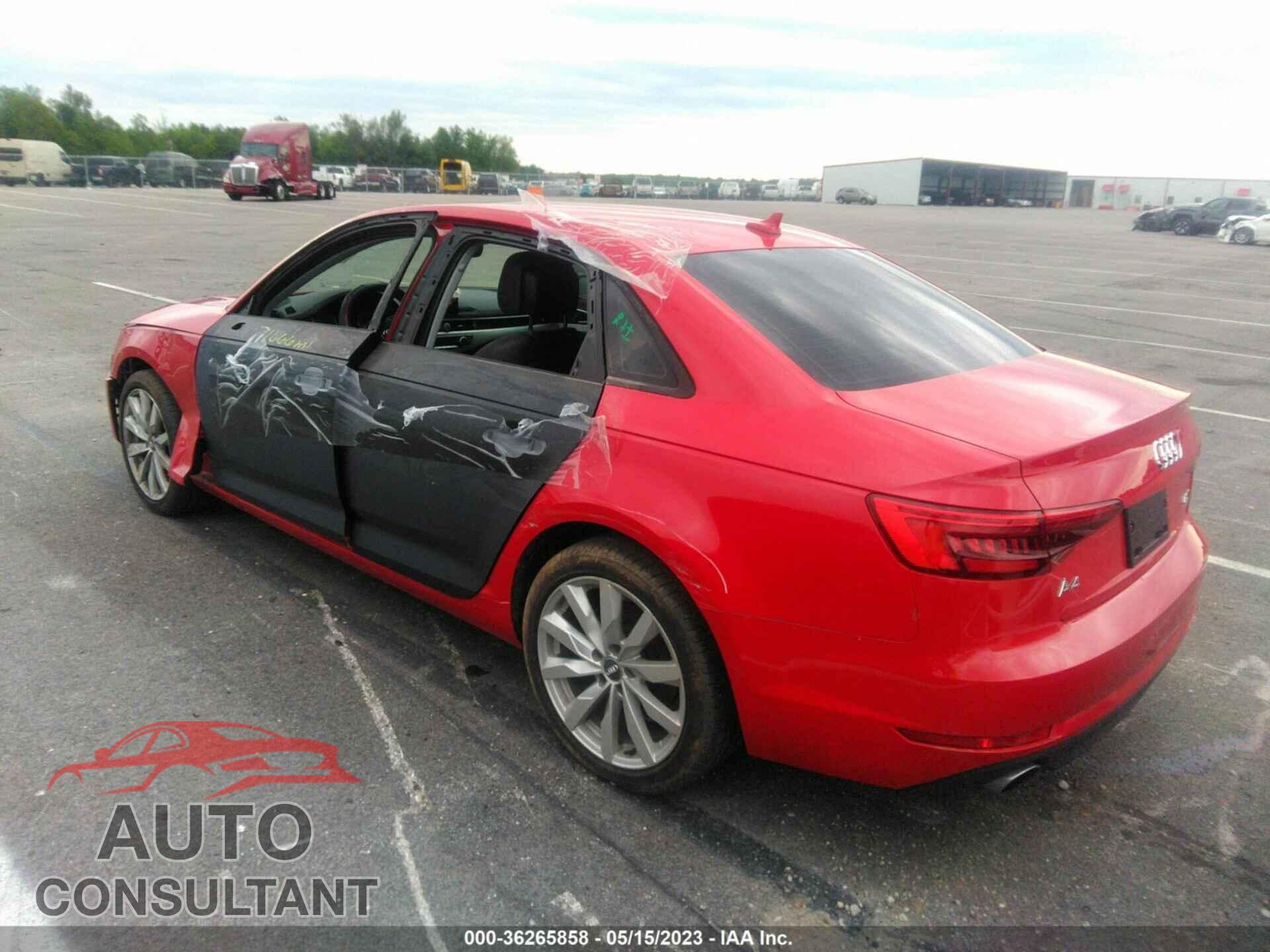 AUDI A4 2017 - WAUGMAF49HN036641