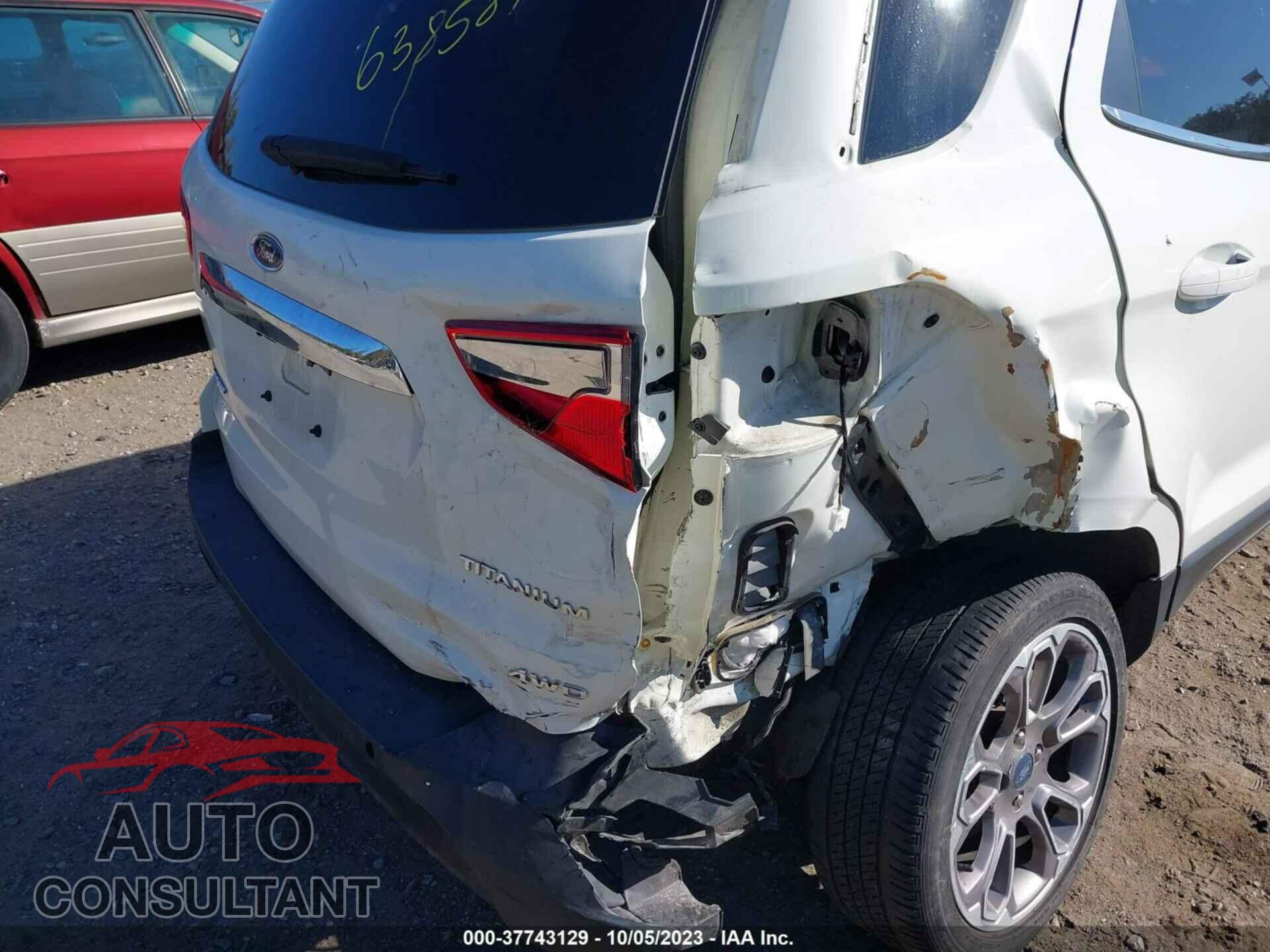 FORD ECOSPORT 2019 - MAJ6S3KL5KC281930