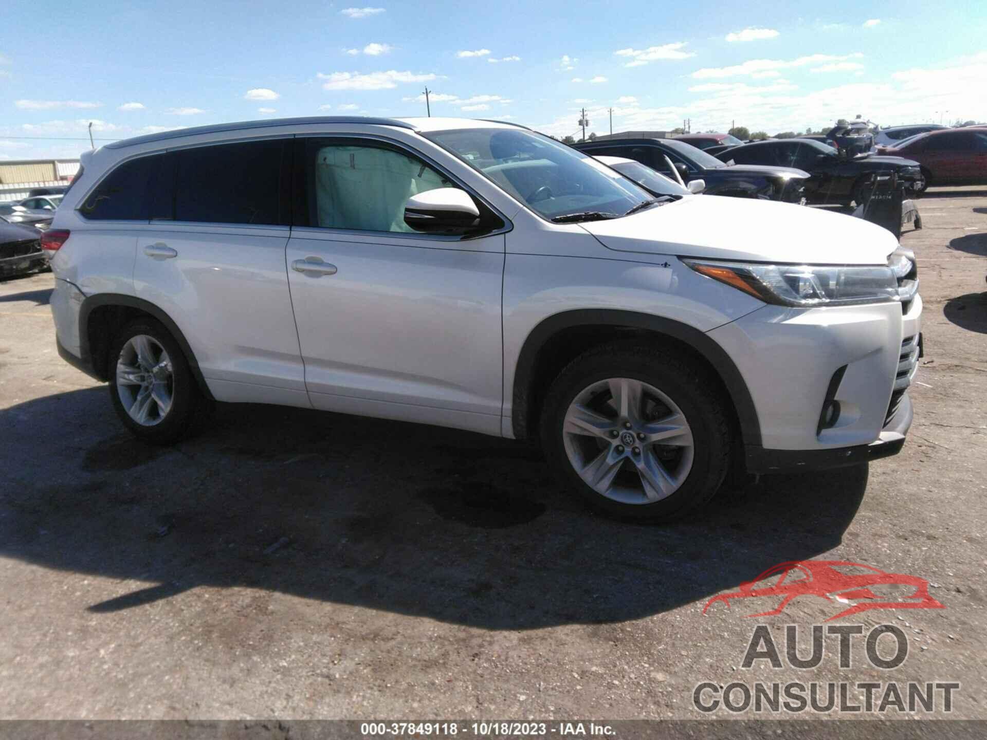 TOYOTA HIGHLANDER 2017 - 5TDYZRFH4HS194132