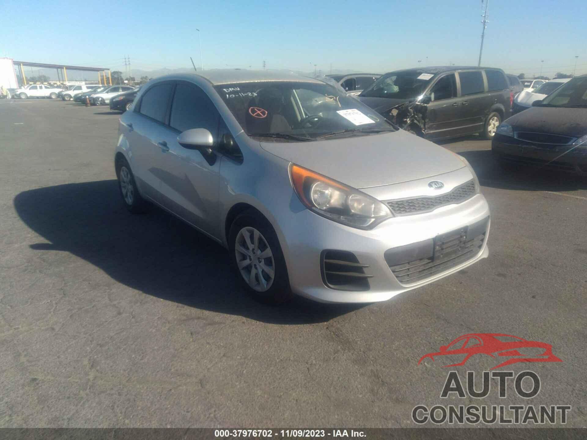 KIA RIO 2017 - KNADM5A38H6027786