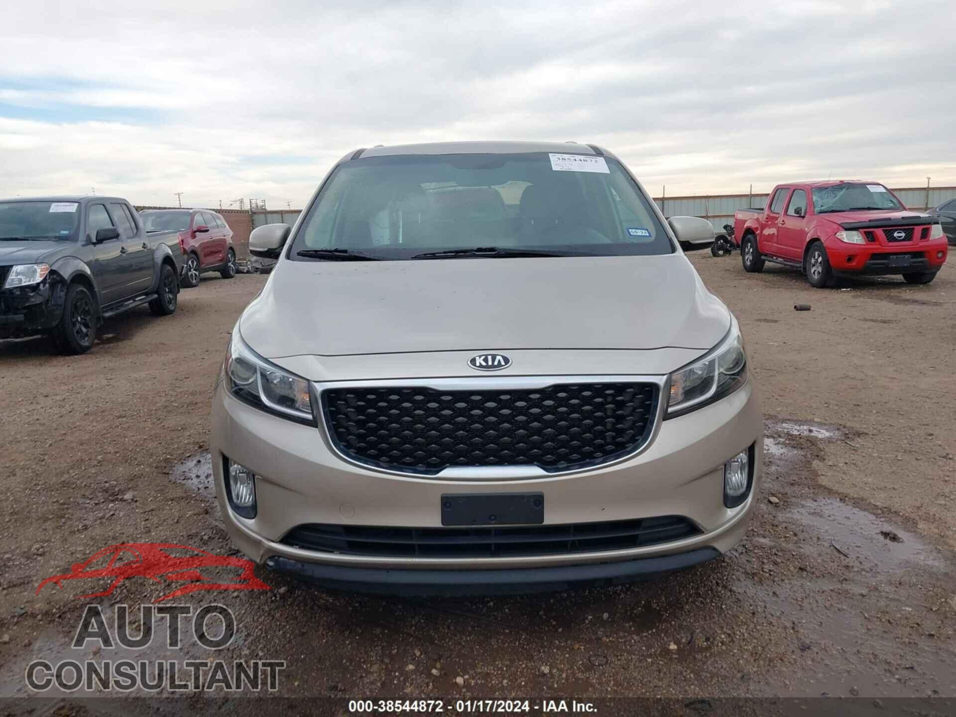 KIA SEDONA 2016 - KNDMC5C19G6153834