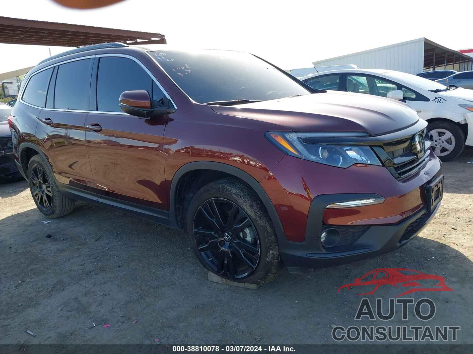 HONDA PILOT 2022 - 5FNYF5H29NB006411