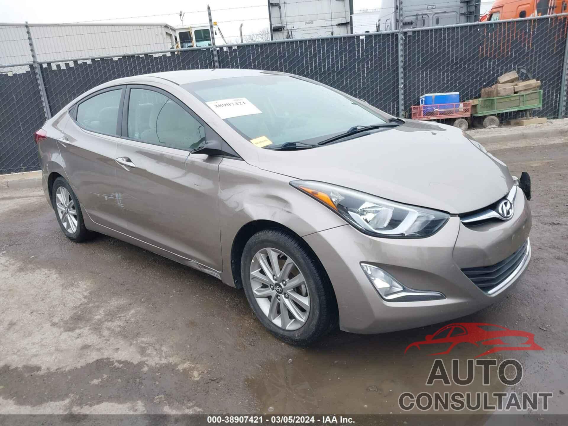 HYUNDAI ELANTRA 2015 - 5NPDH4AE3FH598575