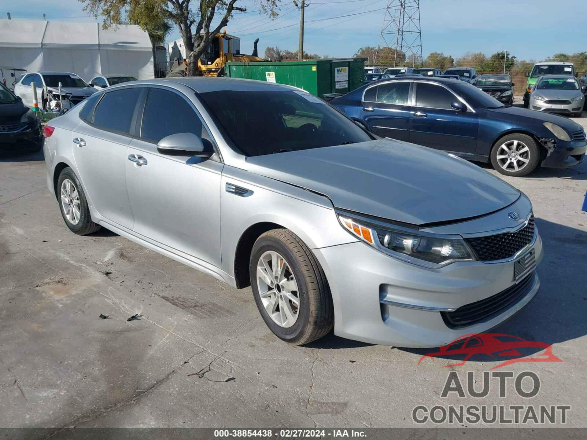 KIA OPTIMA 2018 - 5XXGT4L3XJG189372