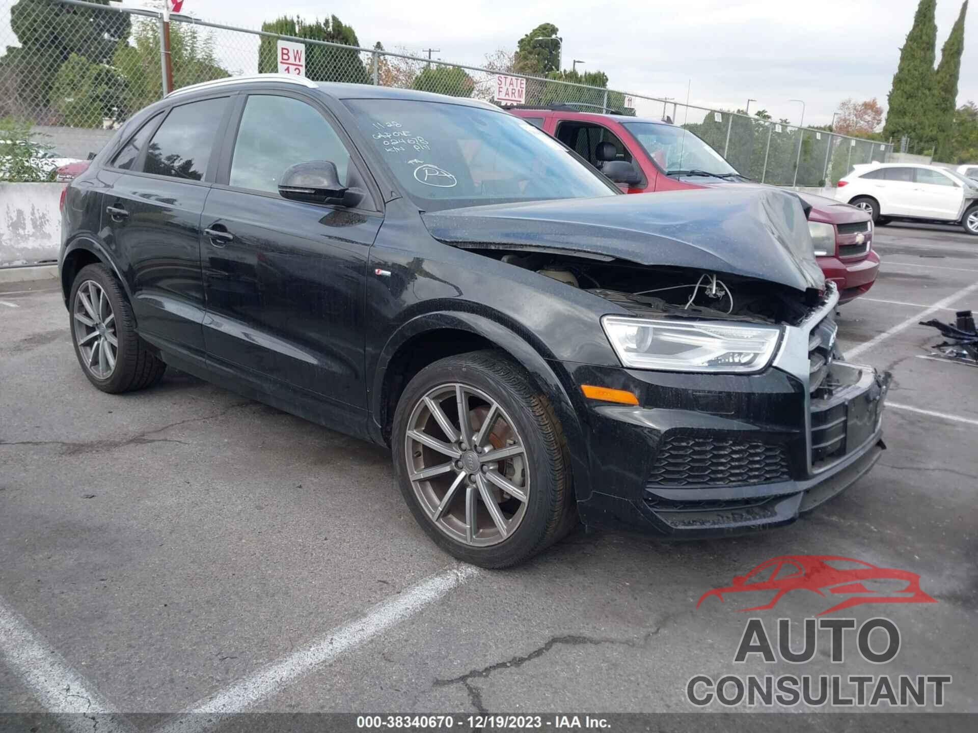 AUDI Q3 2018 - WA1BCCFS1JR024678