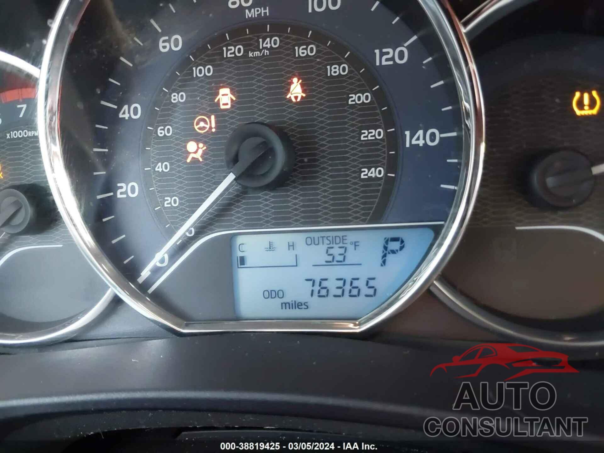 TOYOTA COROLLA 2016 - 5YFBURHE2GP453893