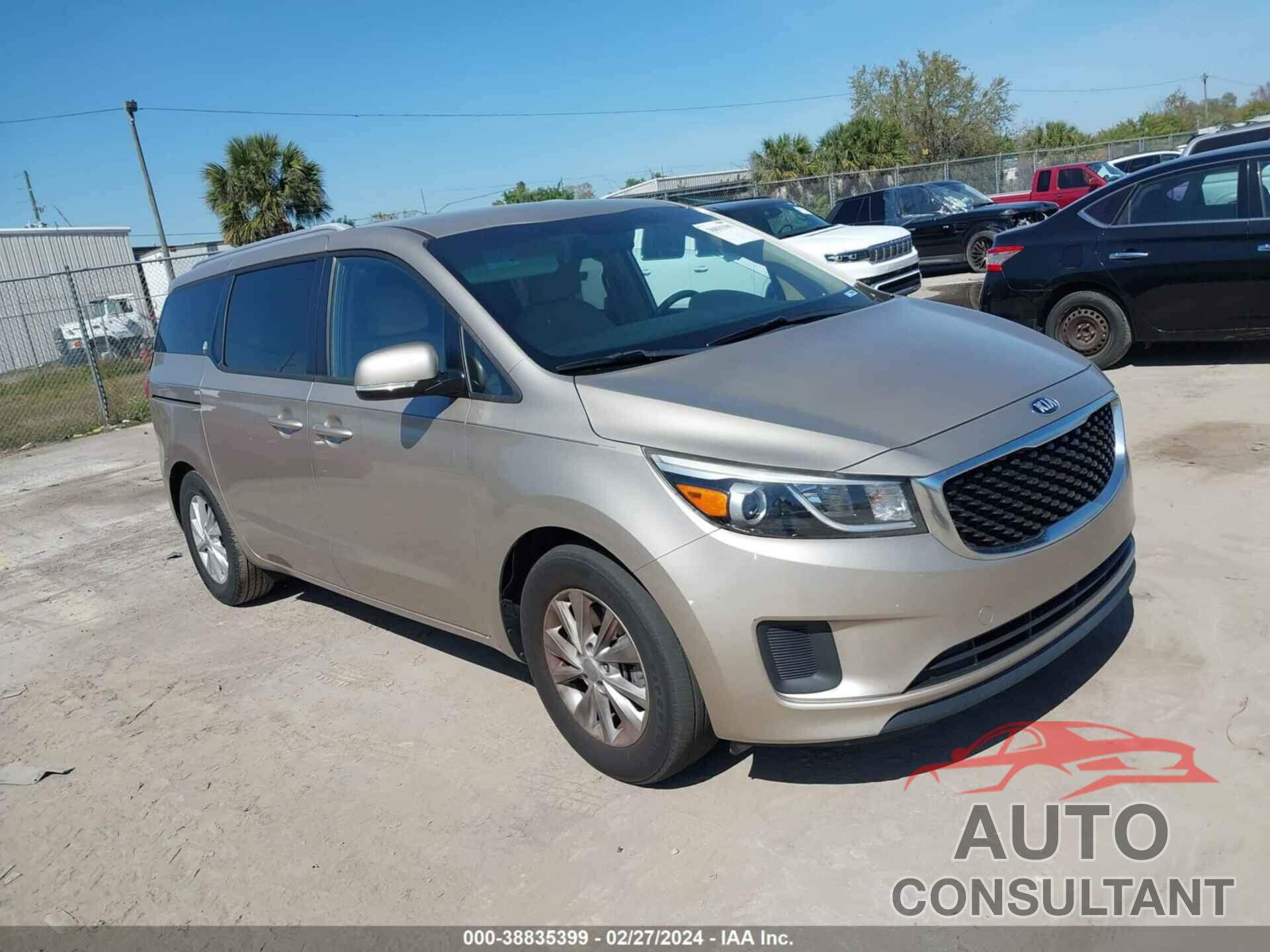 KIA SEDONA 2016 - KNDMB5C17G6158999