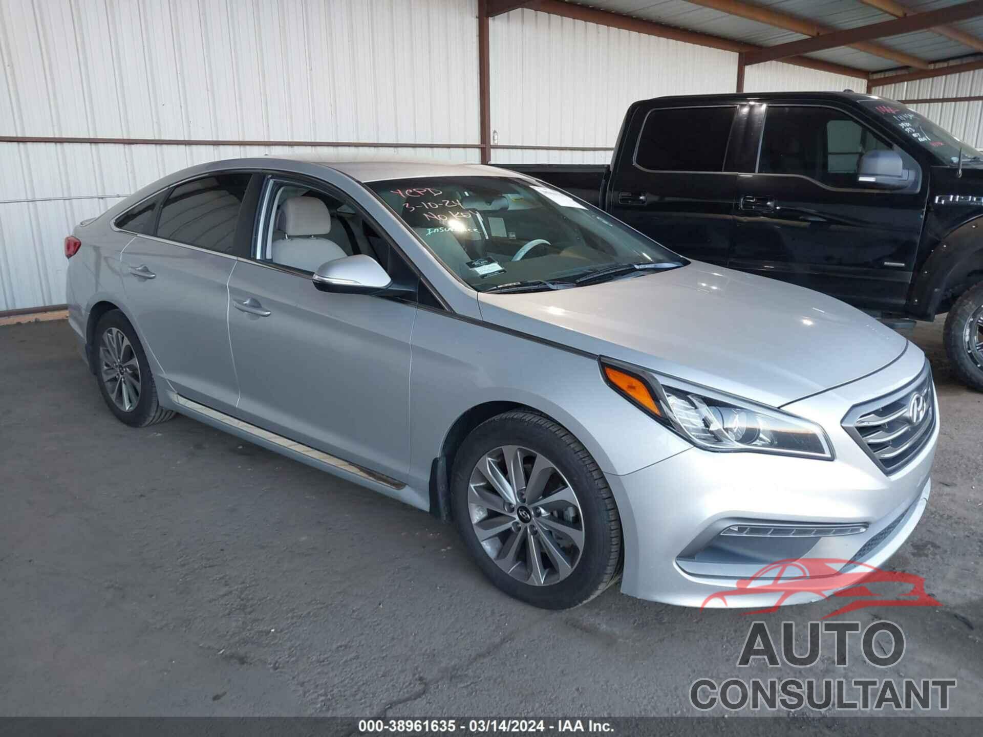 HYUNDAI SONATA 2016 - 5NPE34AF0GH339488