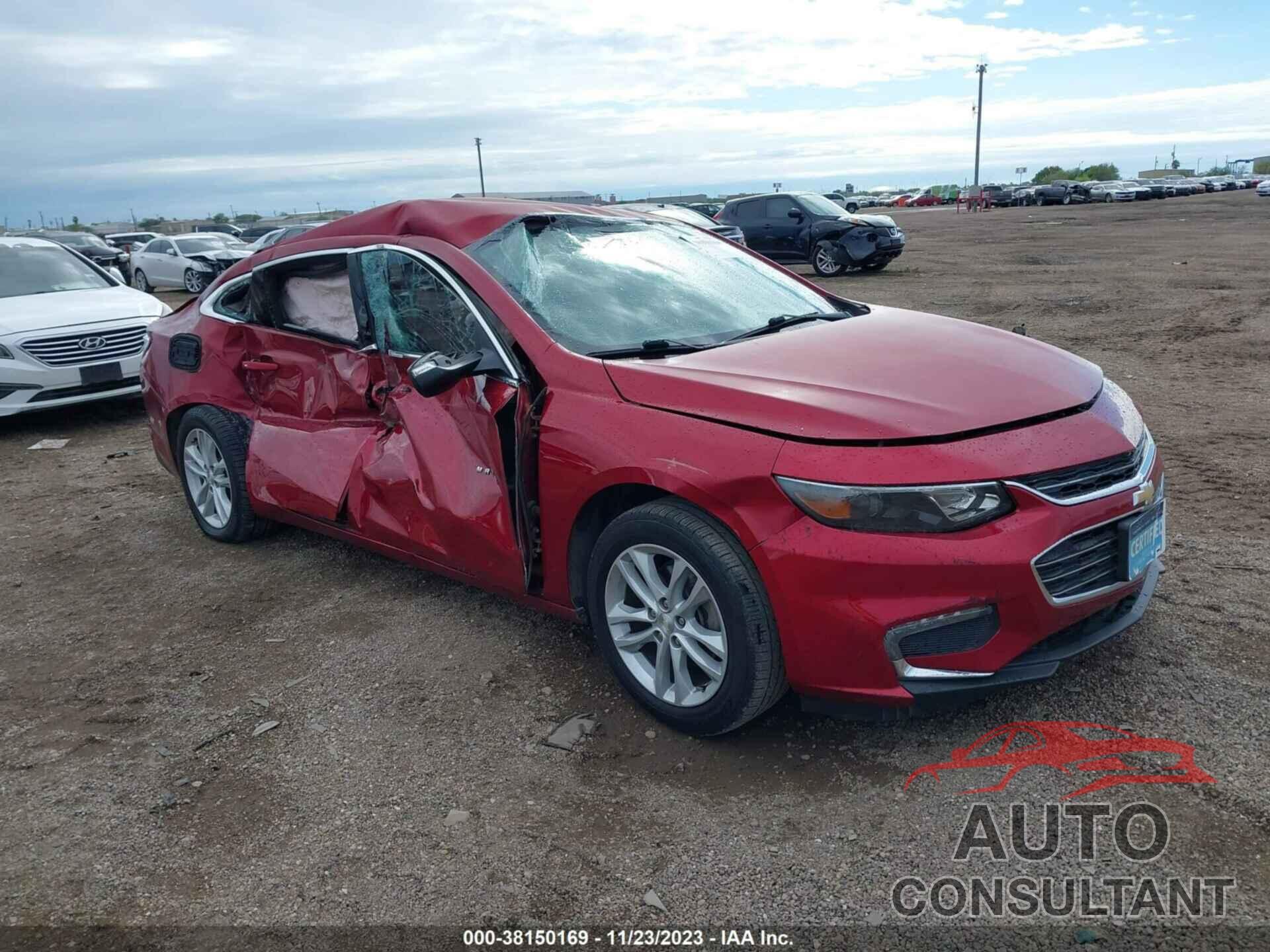 CHEVROLET MALIBU 2016 - 1G1ZE5ST5GF200806