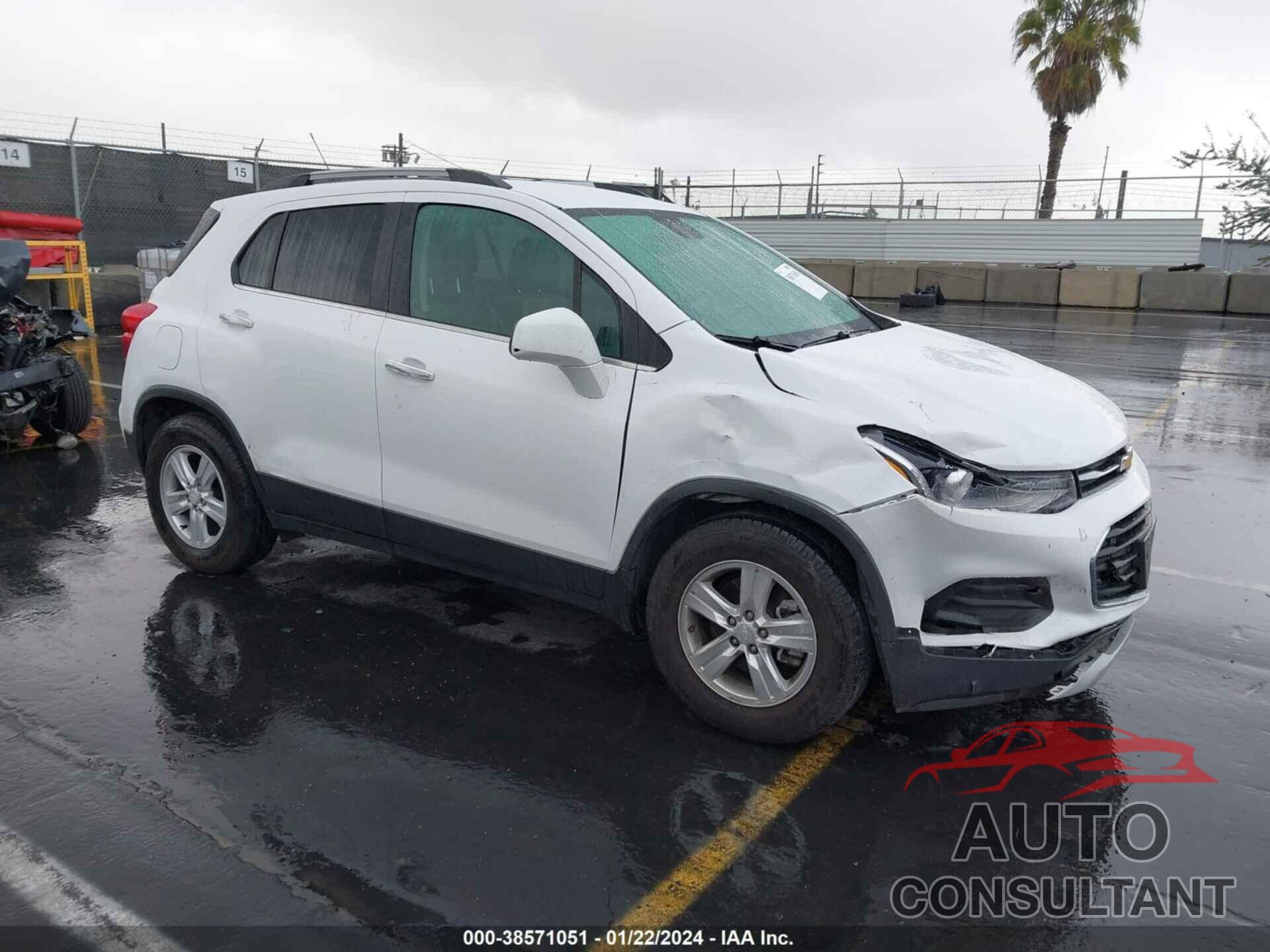 CHEVROLET TRAX 2019 - 3GNCJLSB8KL232109