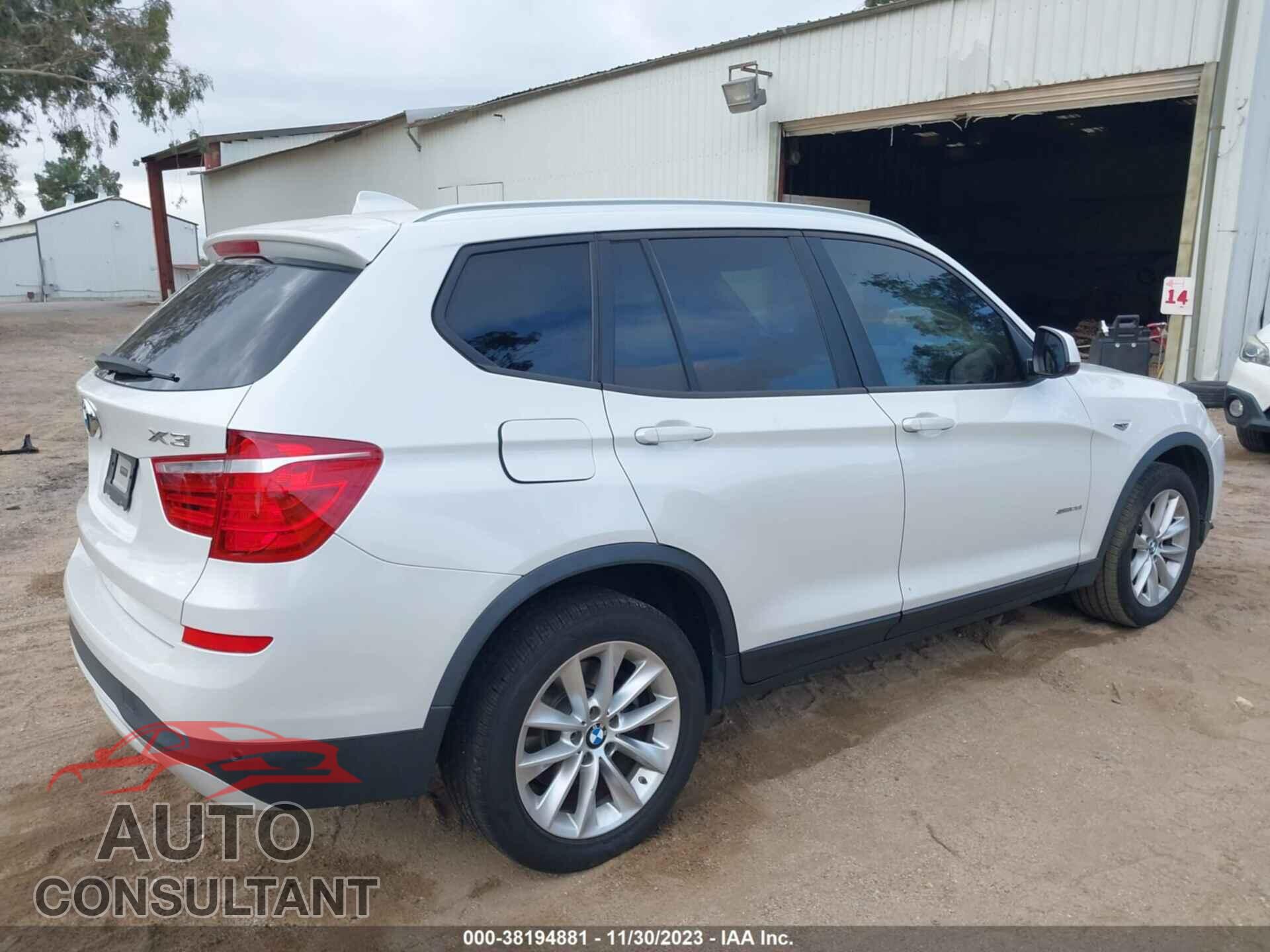 BMW X3 2017 - 5UXWZ7C54H0V85675
