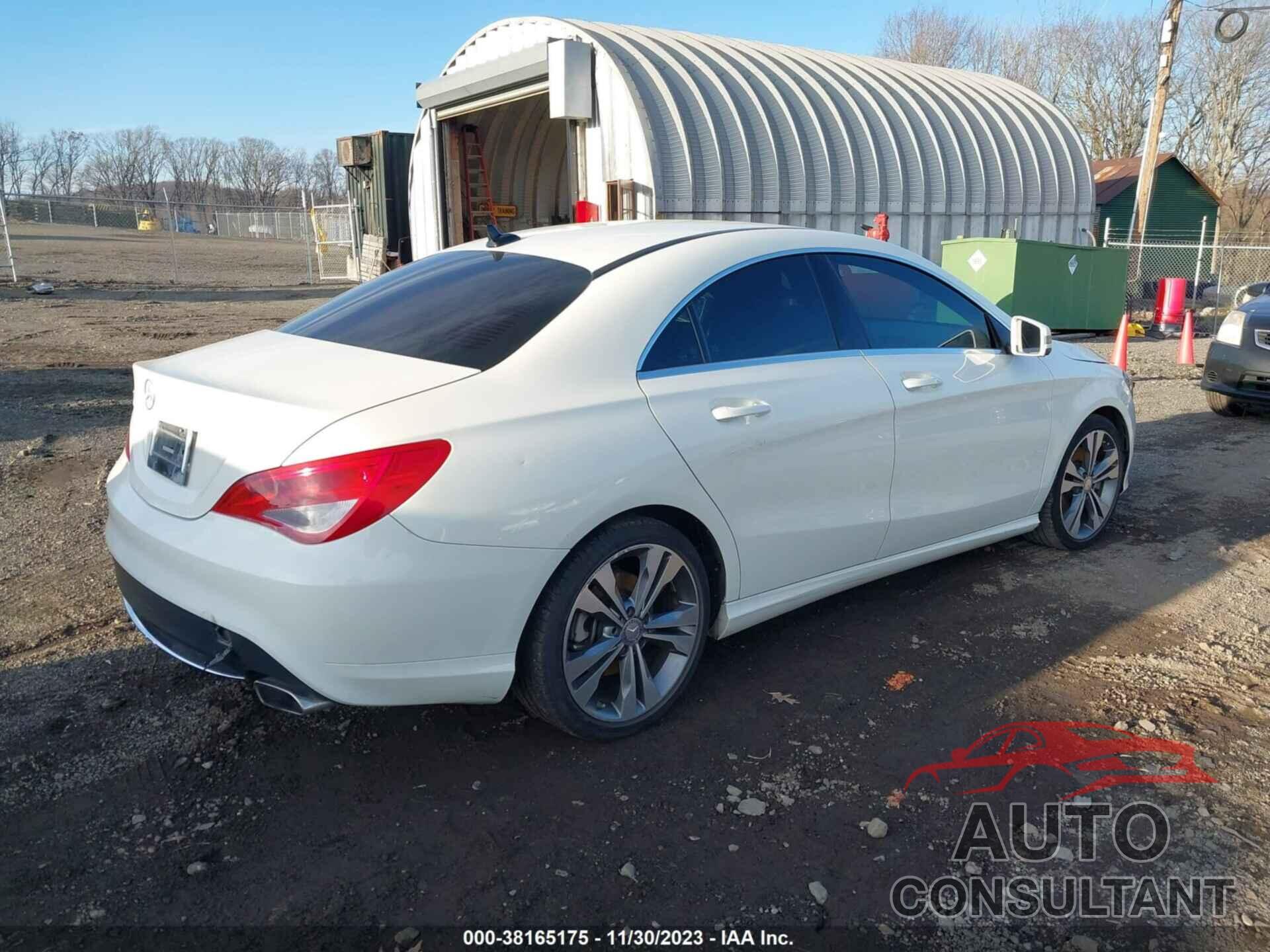 MERCEDES-BENZ CLA 250 2016 - WDDSJ4EB5GN312583