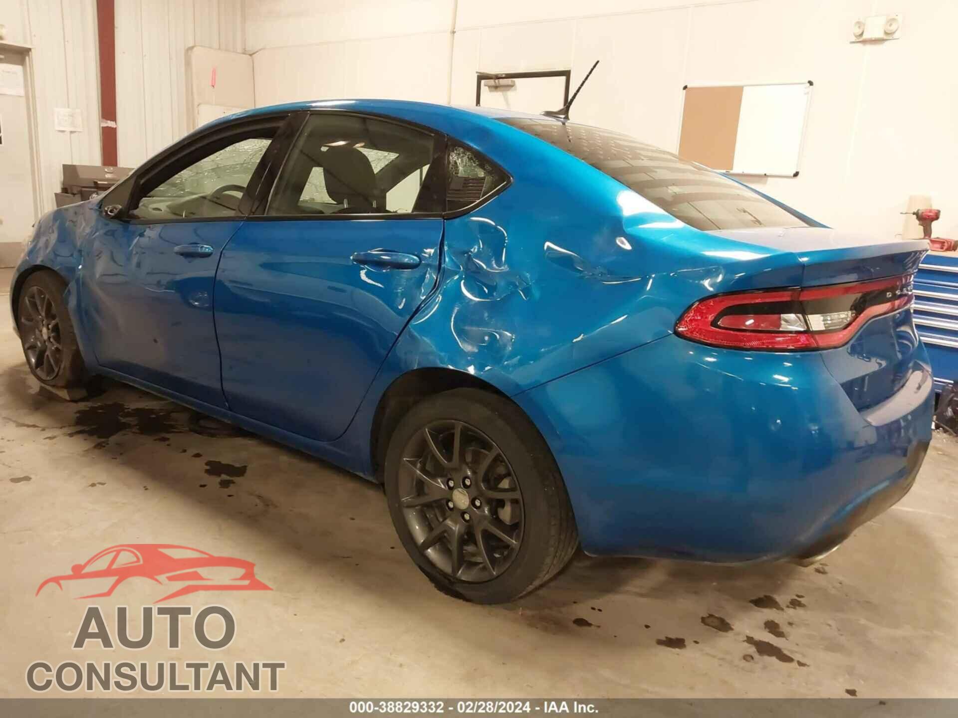 DODGE DART 2016 - 1C3CDFBB0GD625461