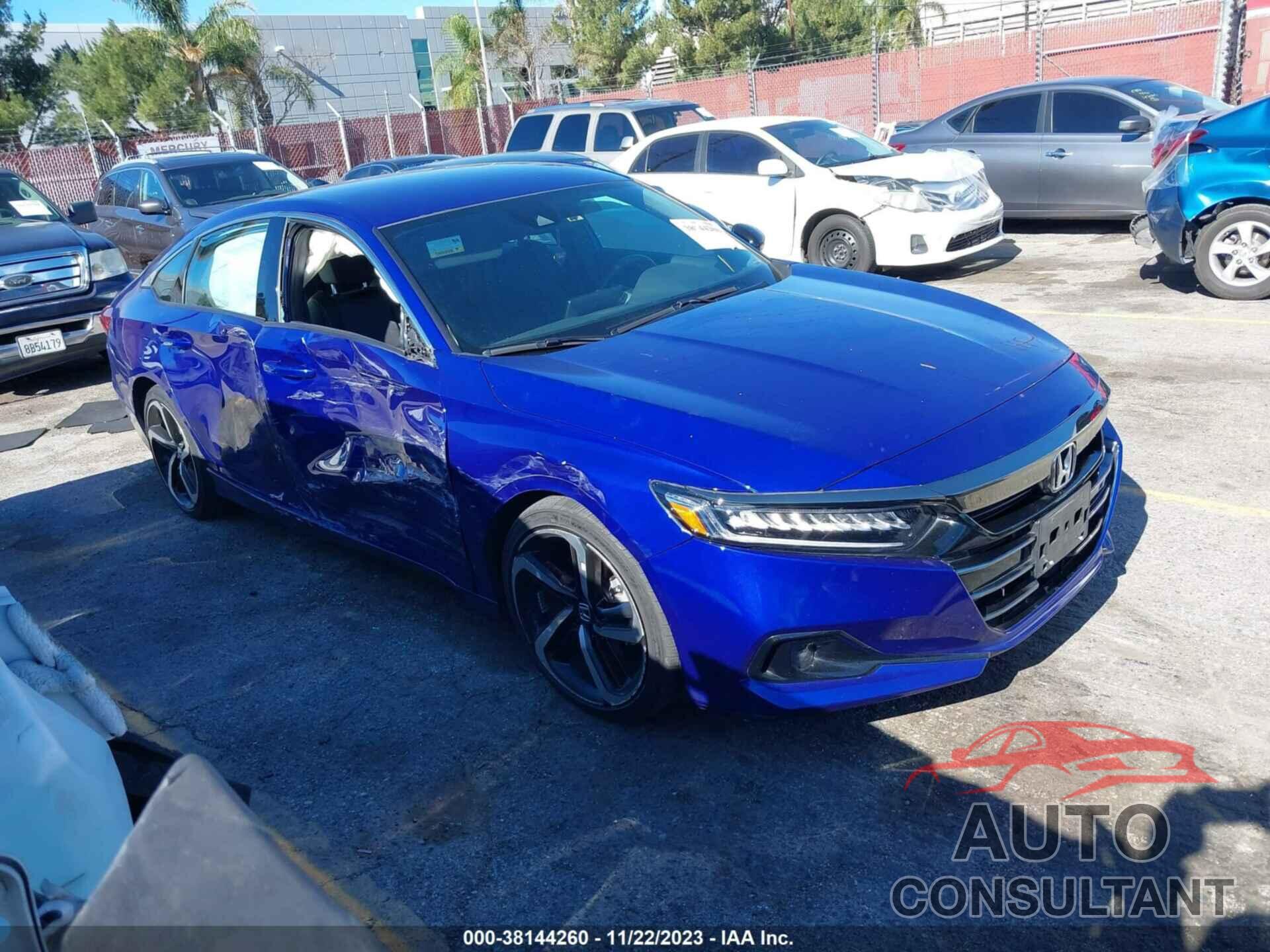HONDA ACCORD 2022 - 1HGCV1F31NA076495