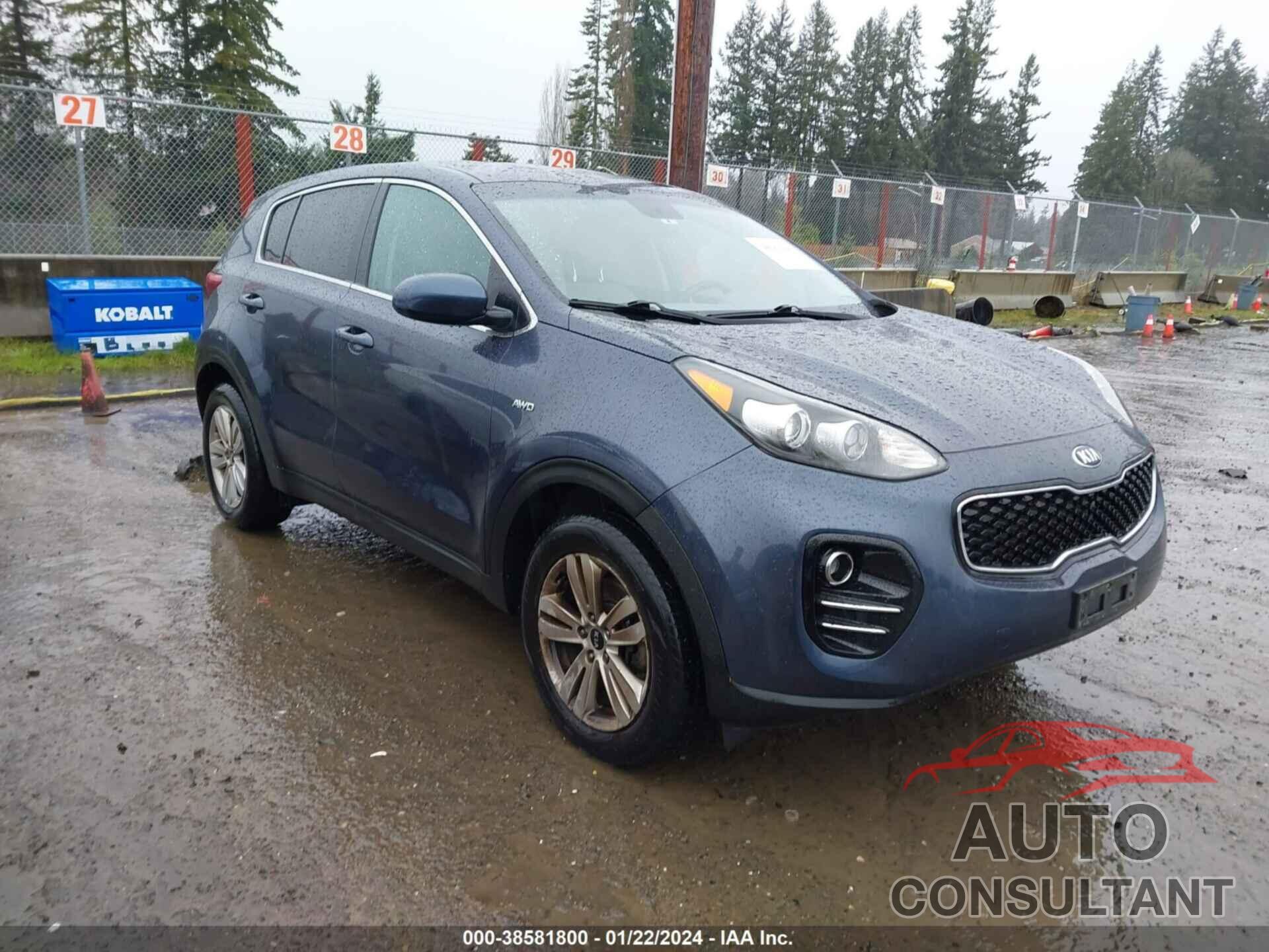 KIA SPORTAGE 2017 - KNDPMCAC5H7300083