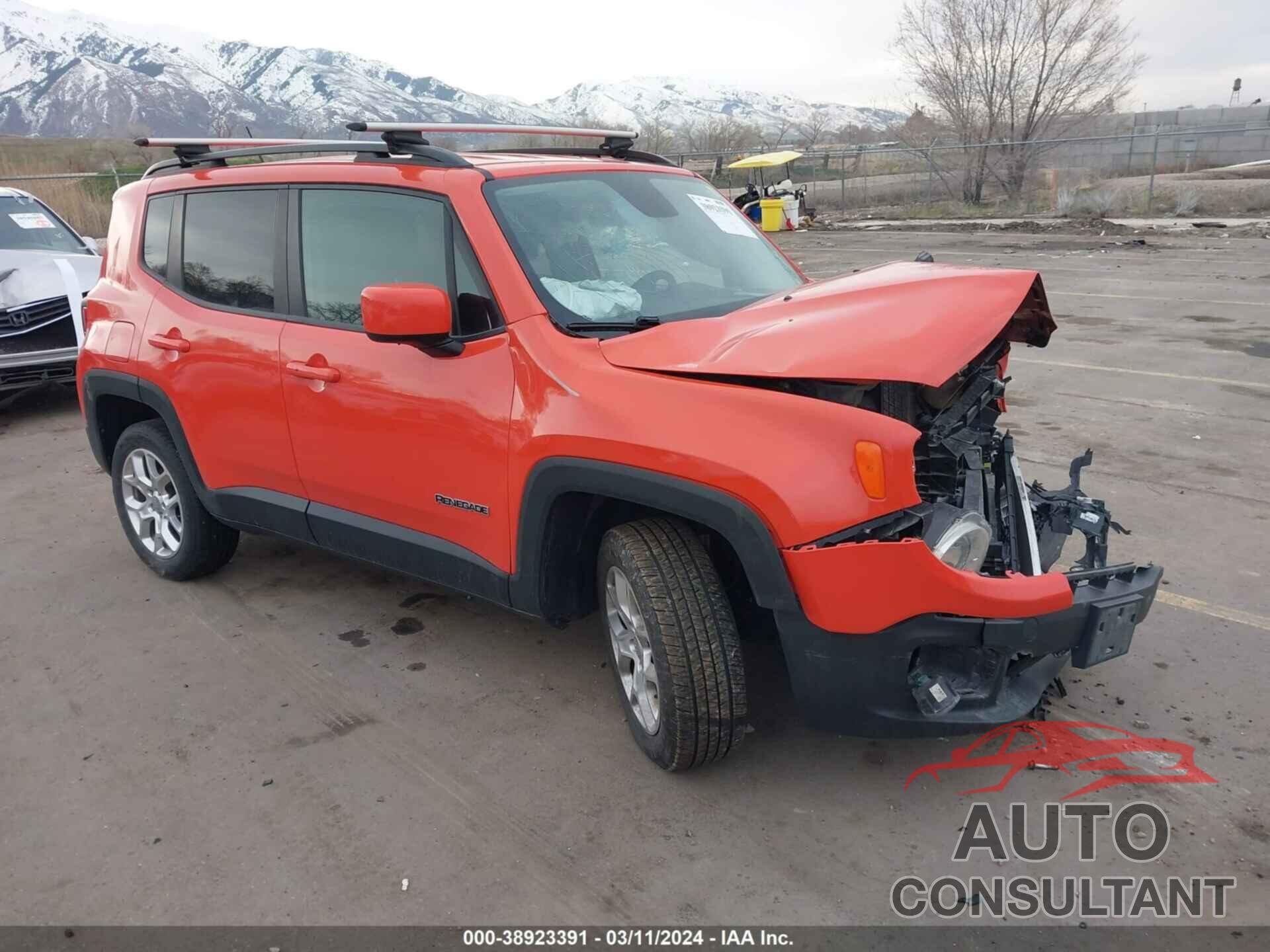 JEEP RENEGADE 2016 - ZACCJBBT0GPE33836