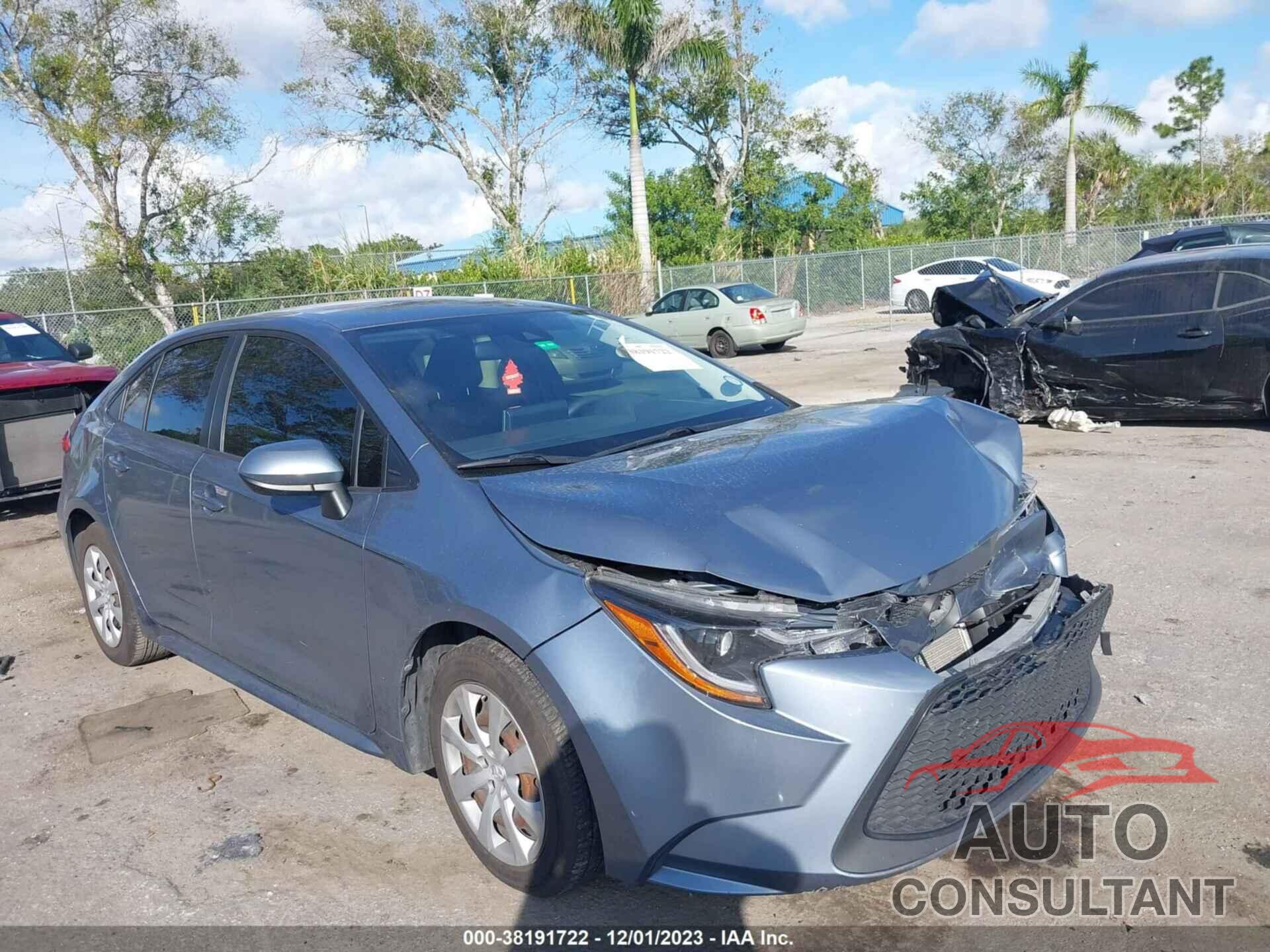 TOYOTA COROLLA 2020 - JTDEPRAE4LJ060894