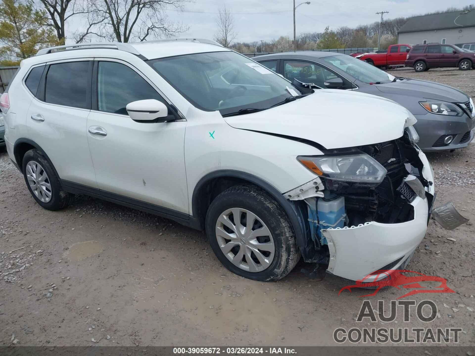 NISSAN ROGUE 2016 - KNMAT2MV9GP643493