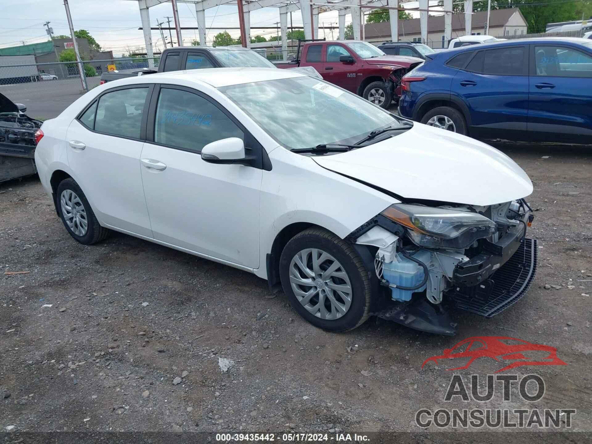 TOYOTA COROLLA 2017 - 2T1BURHE6HC775244