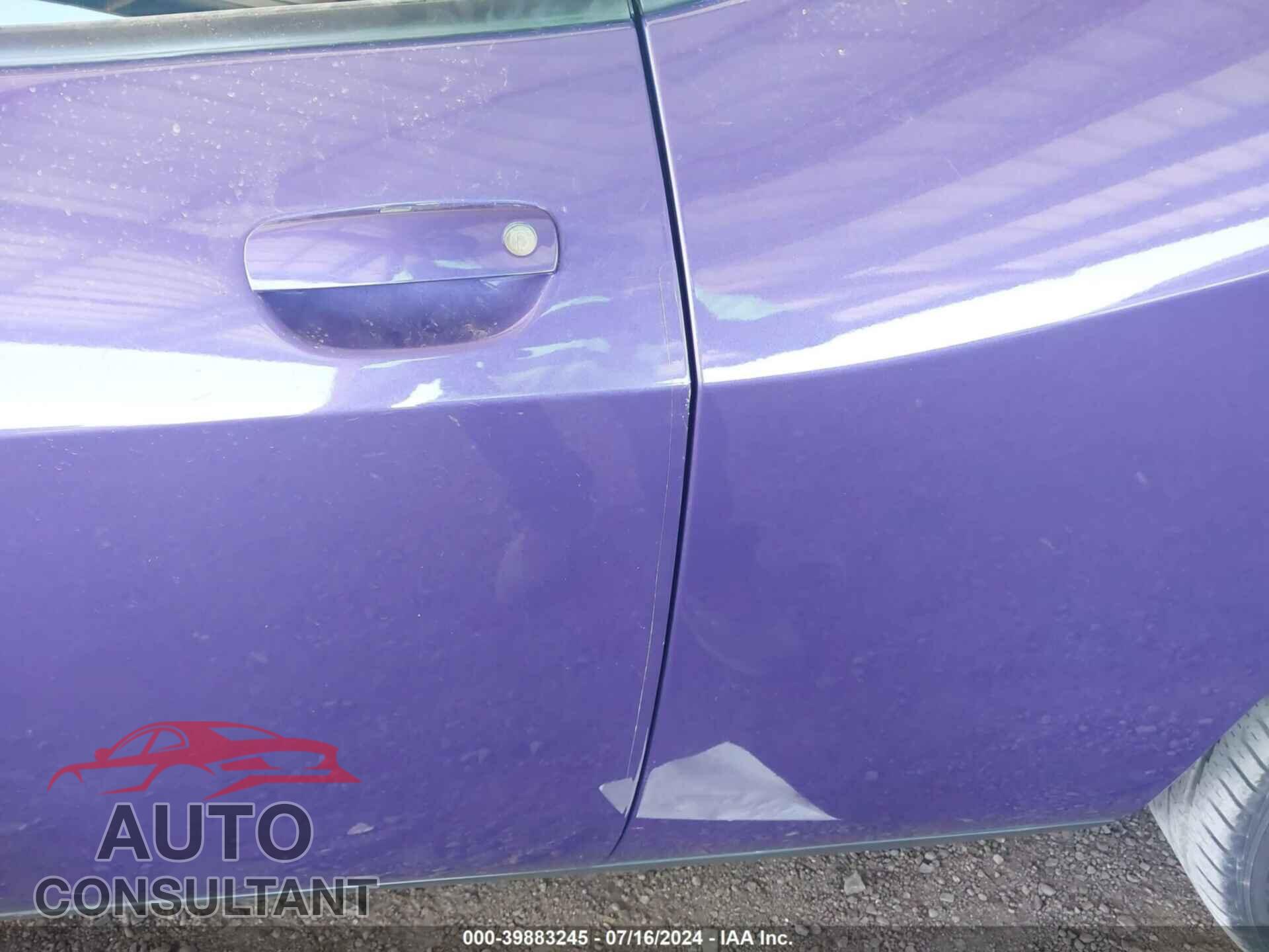 DODGE CHALLENGER 2019 - 2C3CDZAG8KH548624