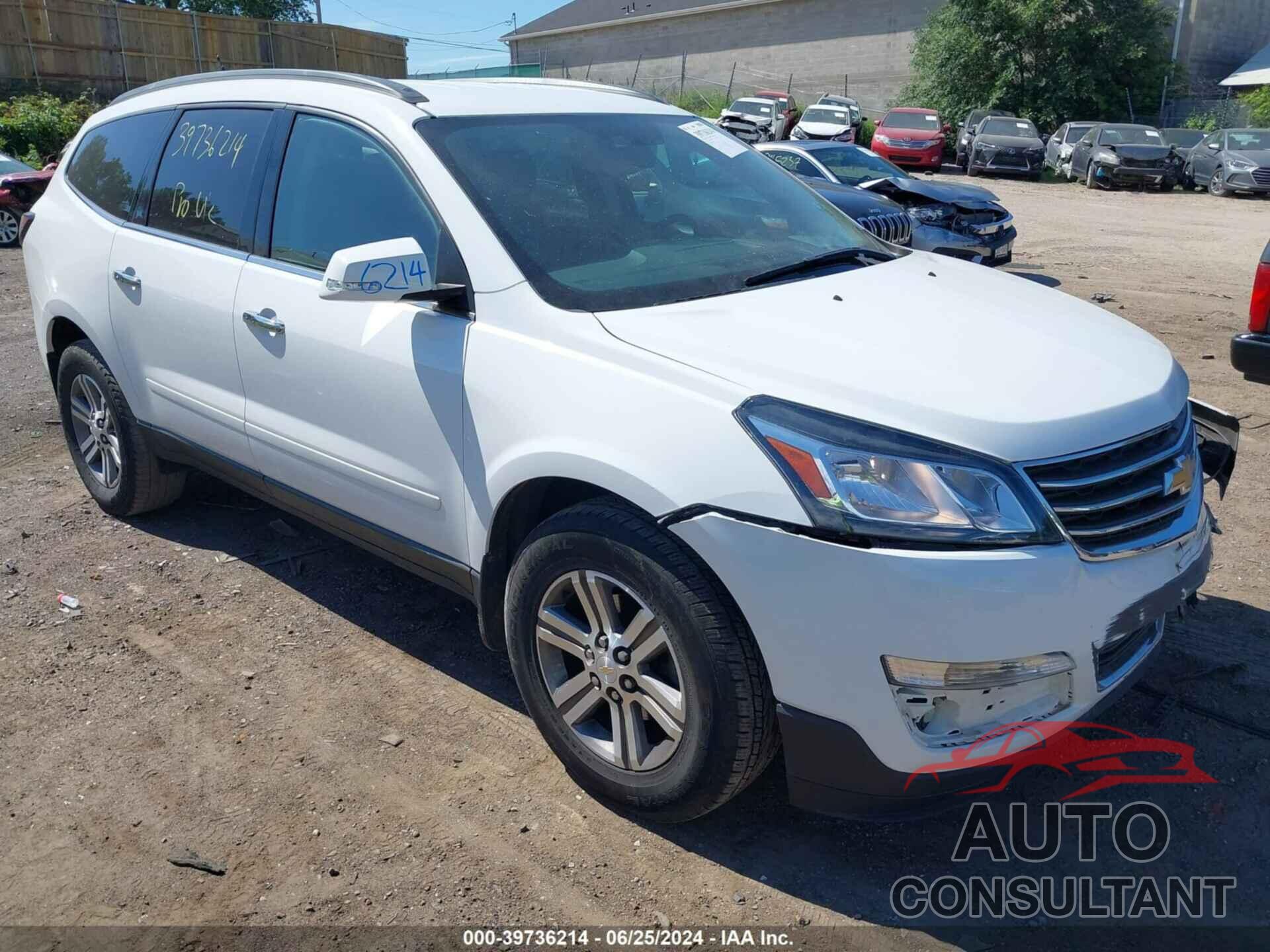 CHEVROLET TRAVERSE 2016 - 1GNKRGKD6GJ312259