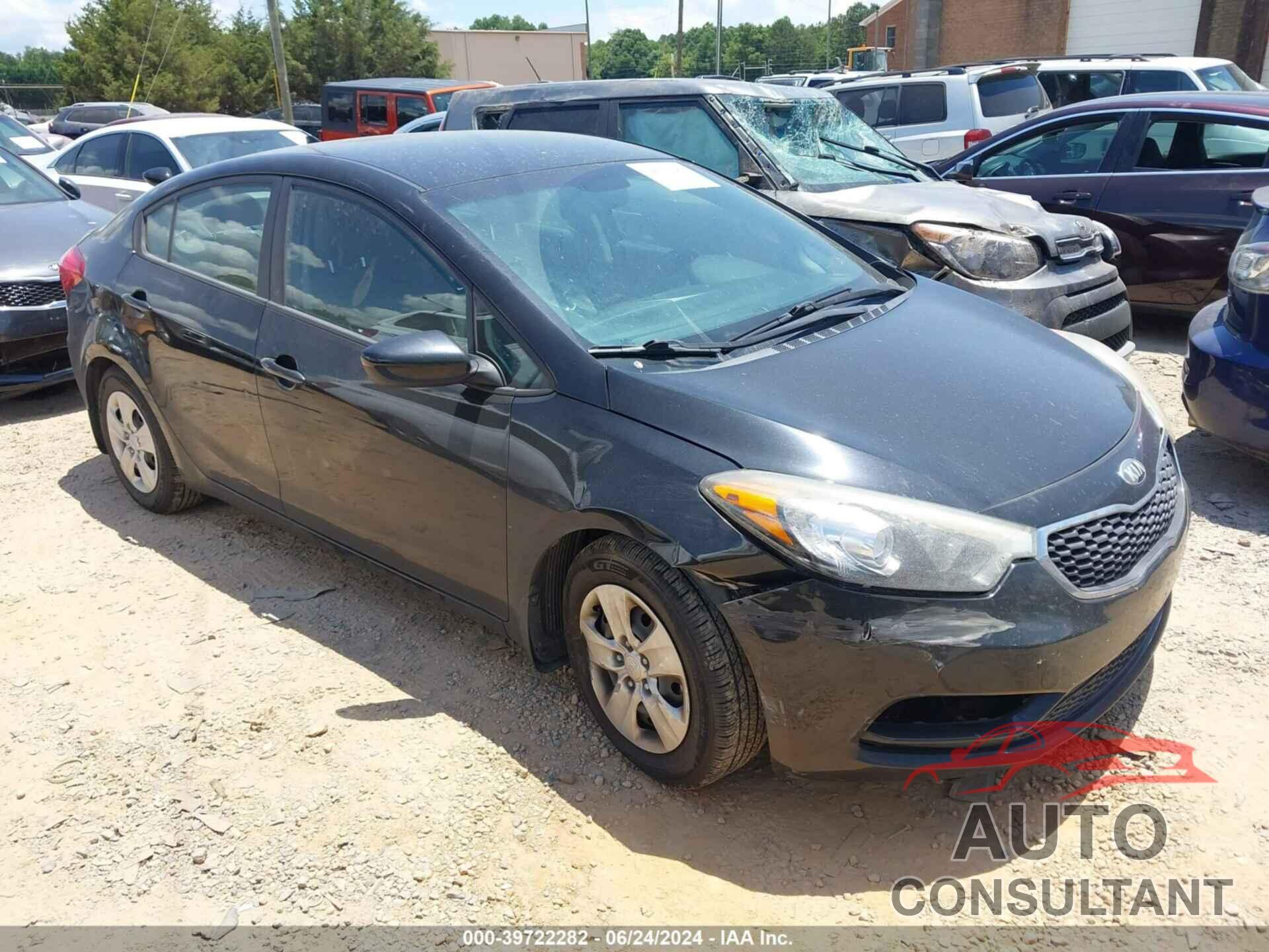 KIA FORTE 2016 - KNAFK4A62G5550504