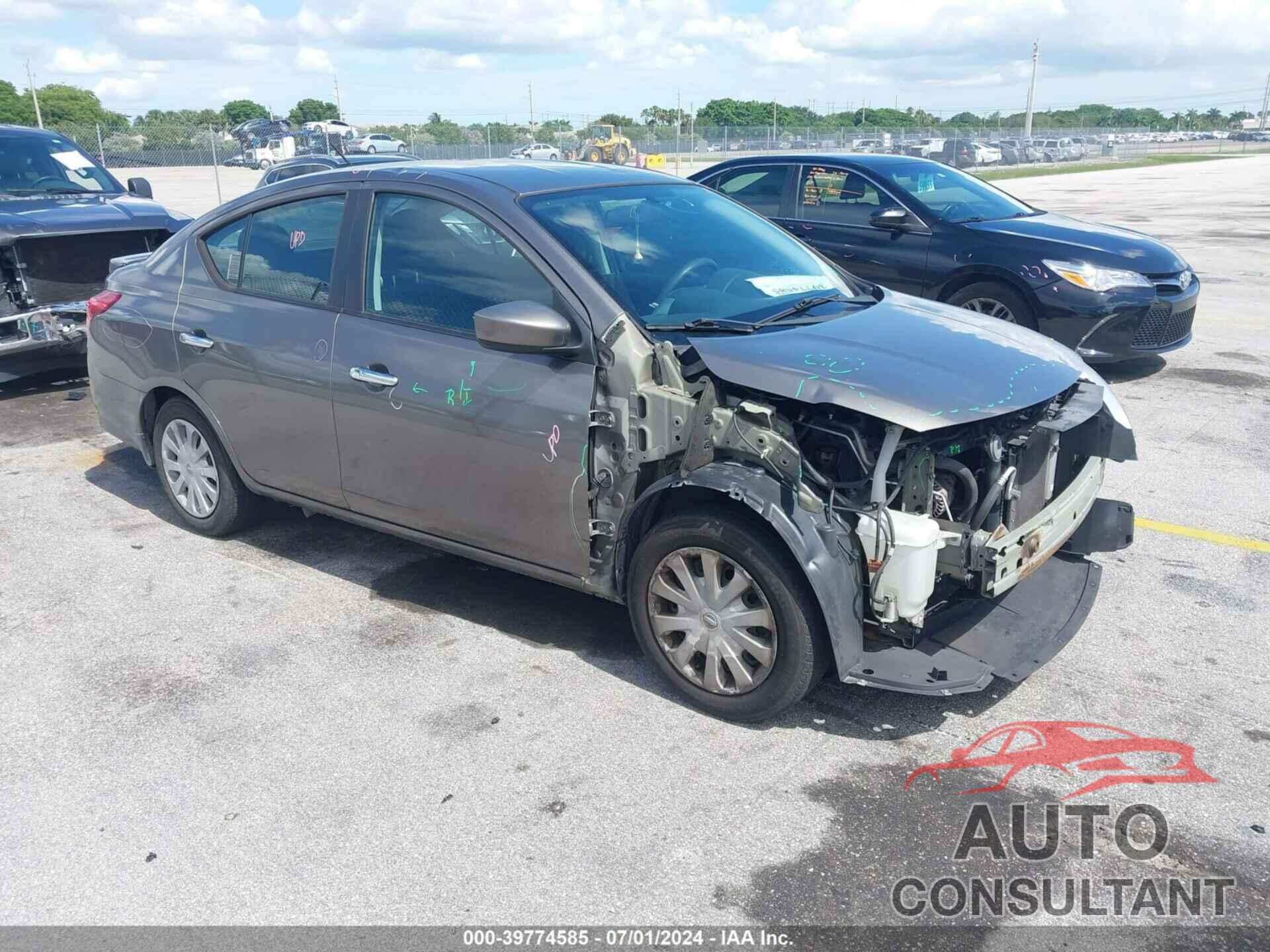 NISSAN VERSA 2016 - 3N1CN7AP0GL853081