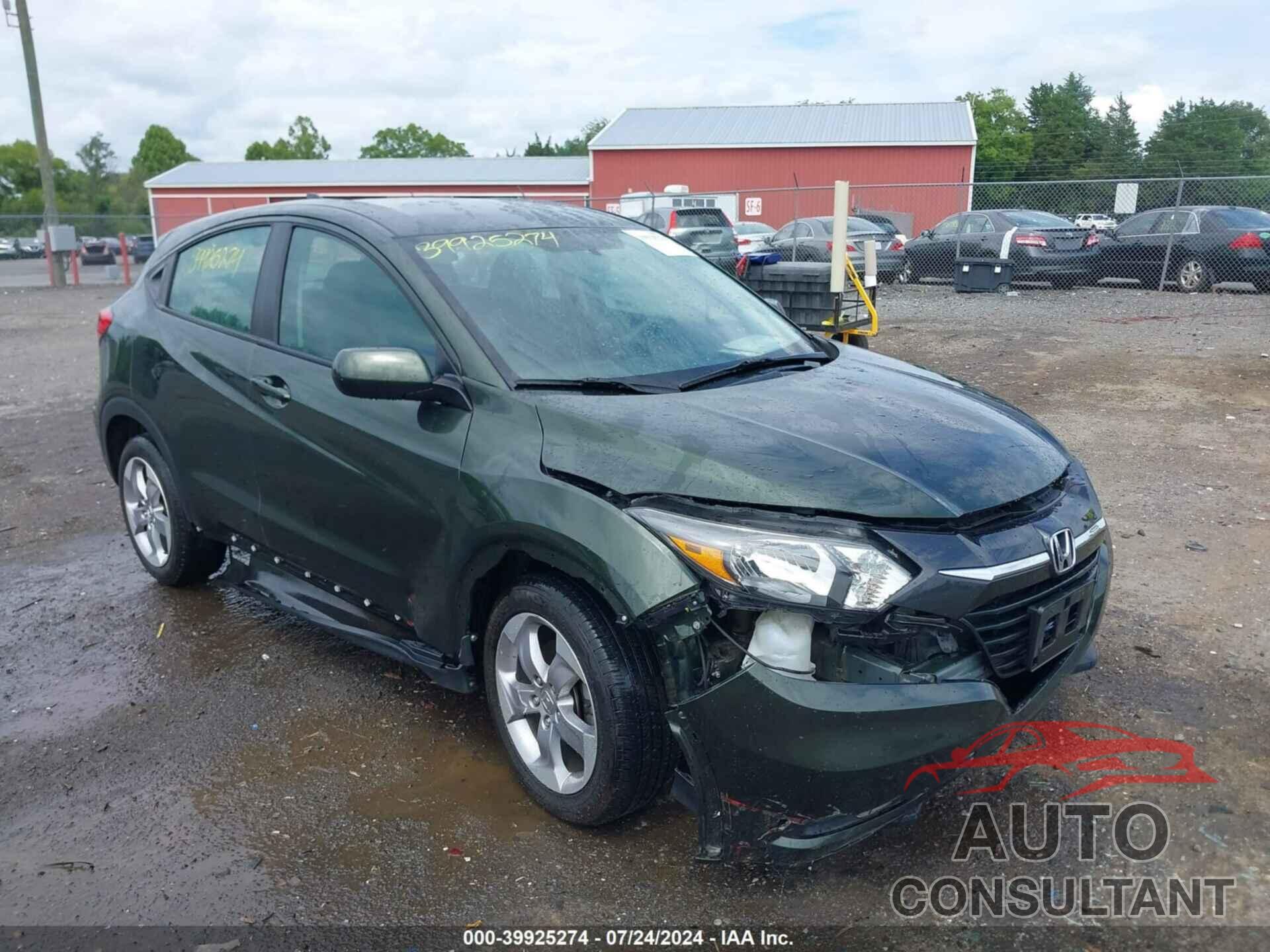 HONDA HR-V 2018 - 3CZRU6H37JG723932
