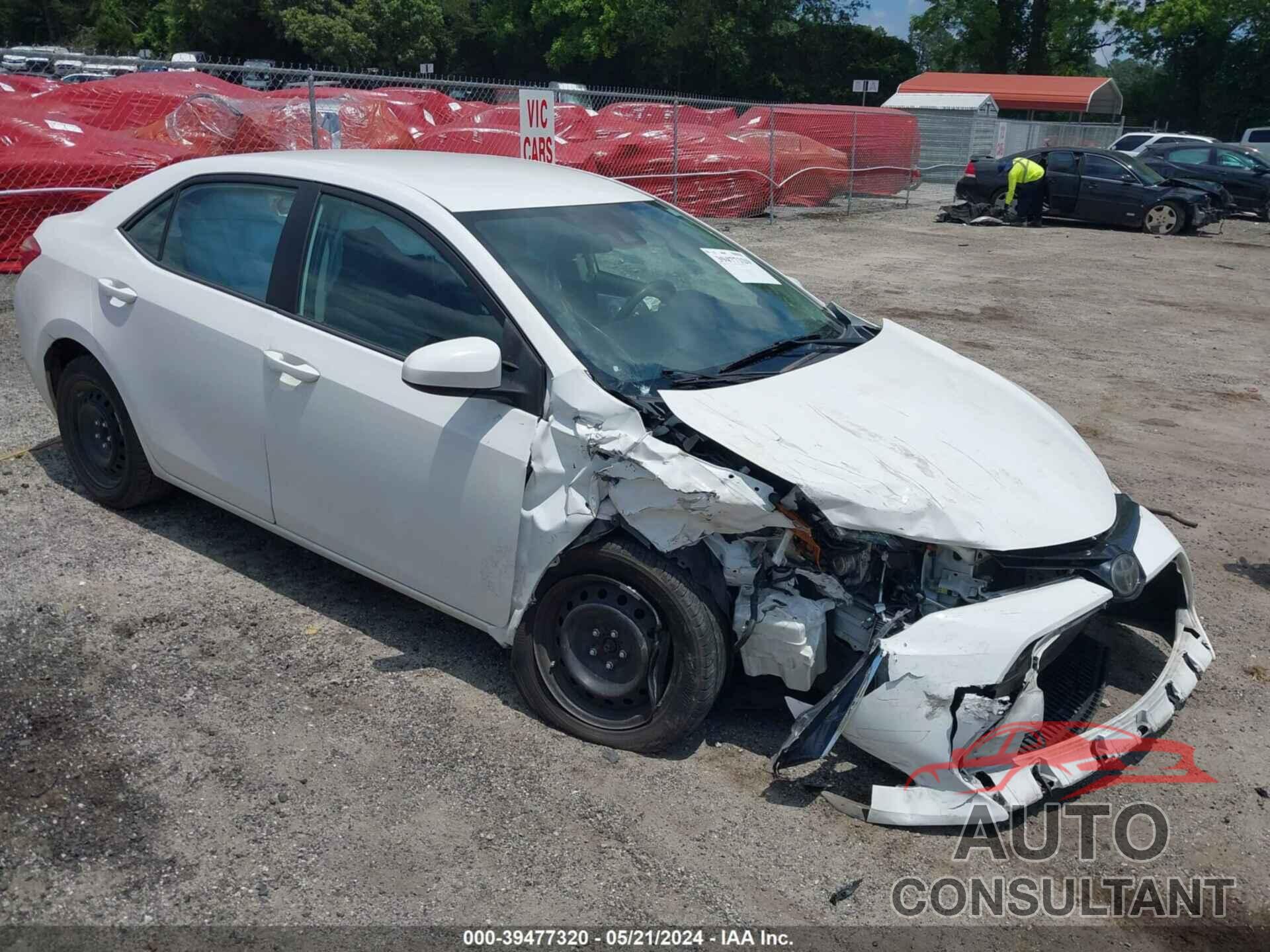 TOYOTA COROLLA 2018 - 2T1BURHE0JC043648