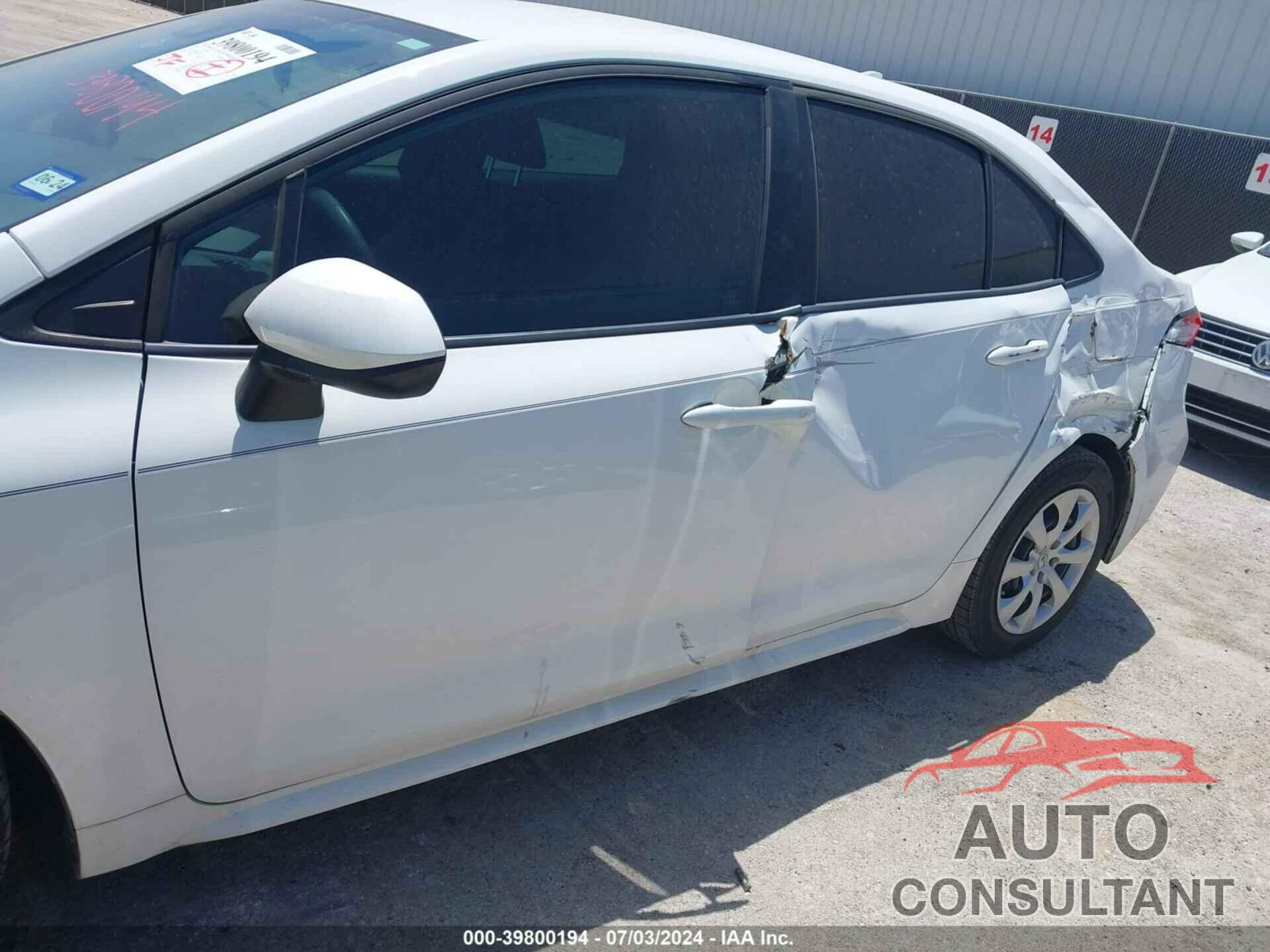TOYOTA COROLLA 2020 - 5YFEPRAE0LP043618